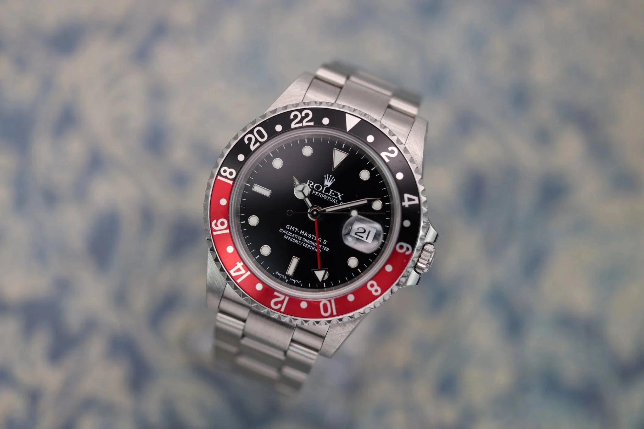 2000 Rolex GMT Master II Ref. 16710 | Coke | Papers | Serviced - Sierra Time Co