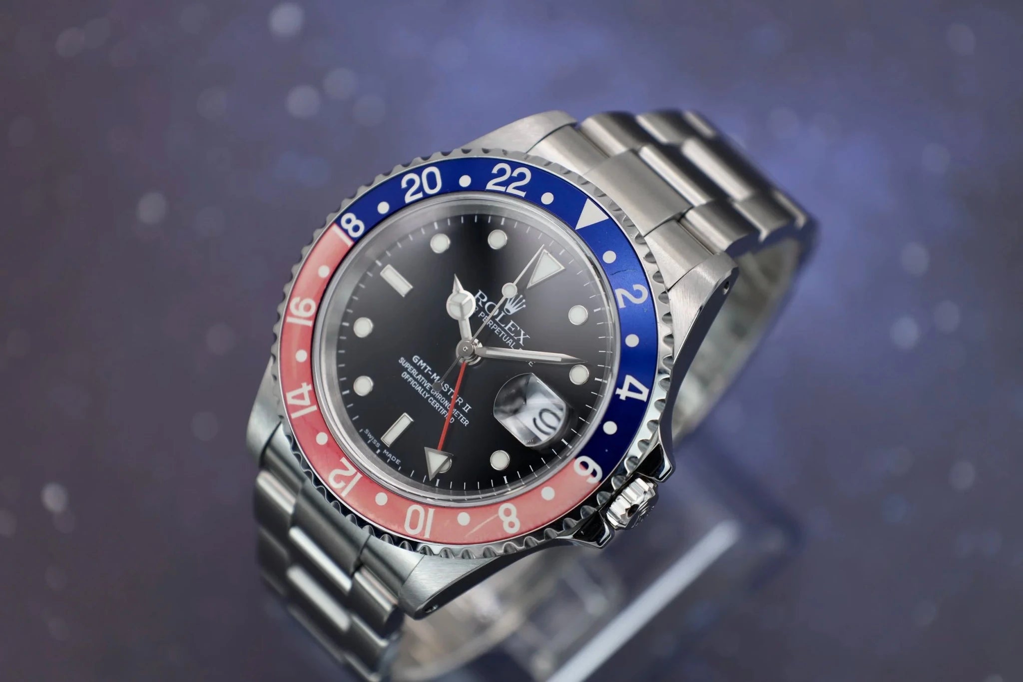 2000 Rolex GMT Master II Ref. 16710 | Faded Pepsi | Full Set - Sierra Time Co