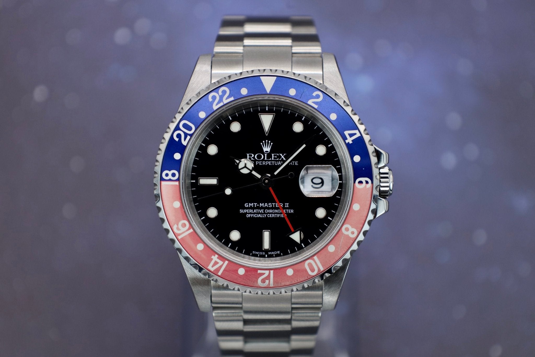 2000 Rolex GMT Master II Ref. 16710 | Faded Pepsi | Full Set - Sierra Time Co