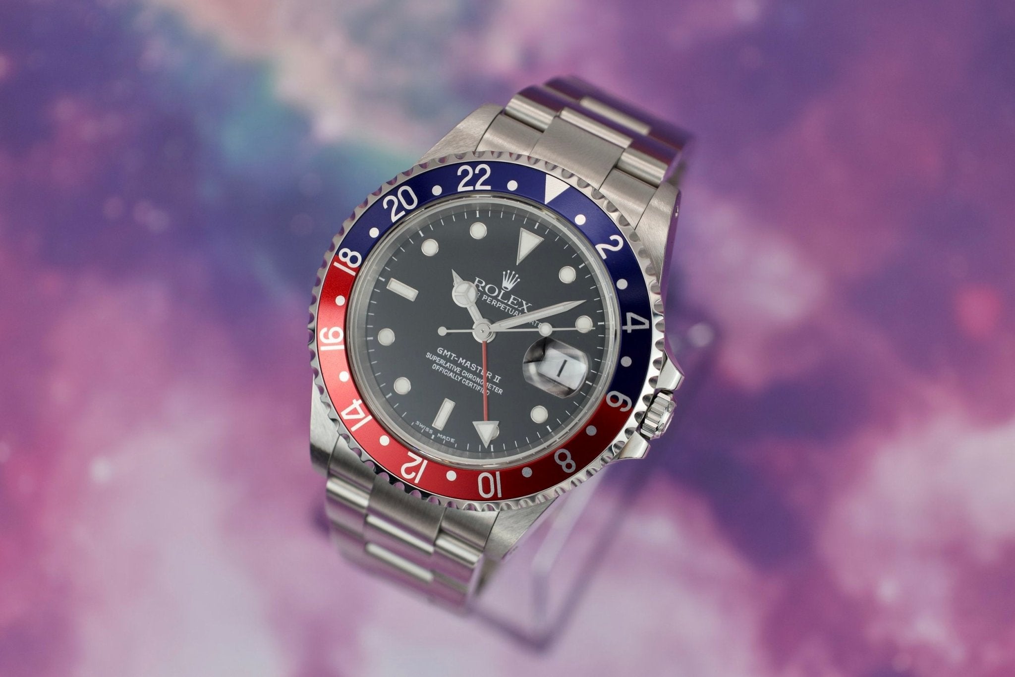 2000 Rolex GMT Master II Ref. 16710 Pepsi - Sierra Time Co