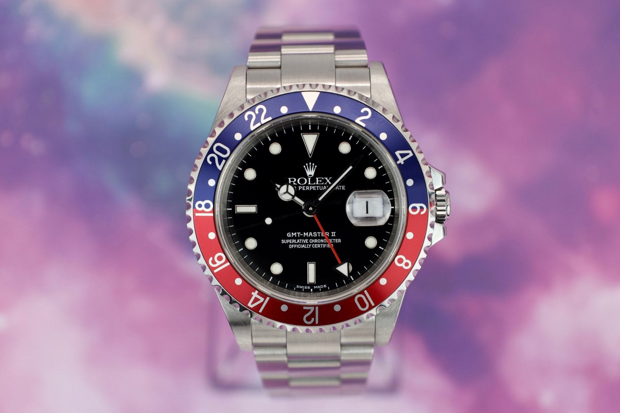 2000 Rolex GMT Master II Ref. 16710 Pepsi - Sierra Time Co
