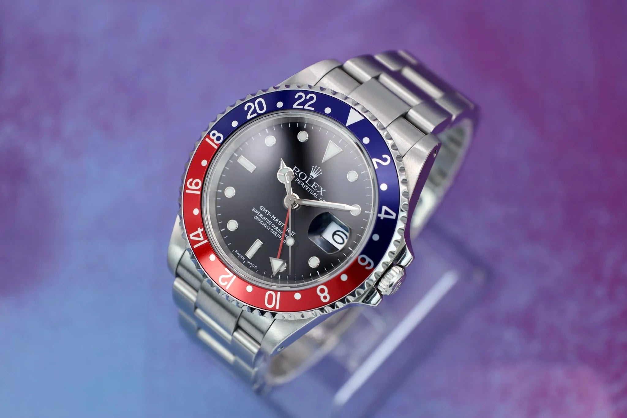 2000 Rolex GMT Master II Ref. 16710 Pepsi | Full Set - Sierra Time Co