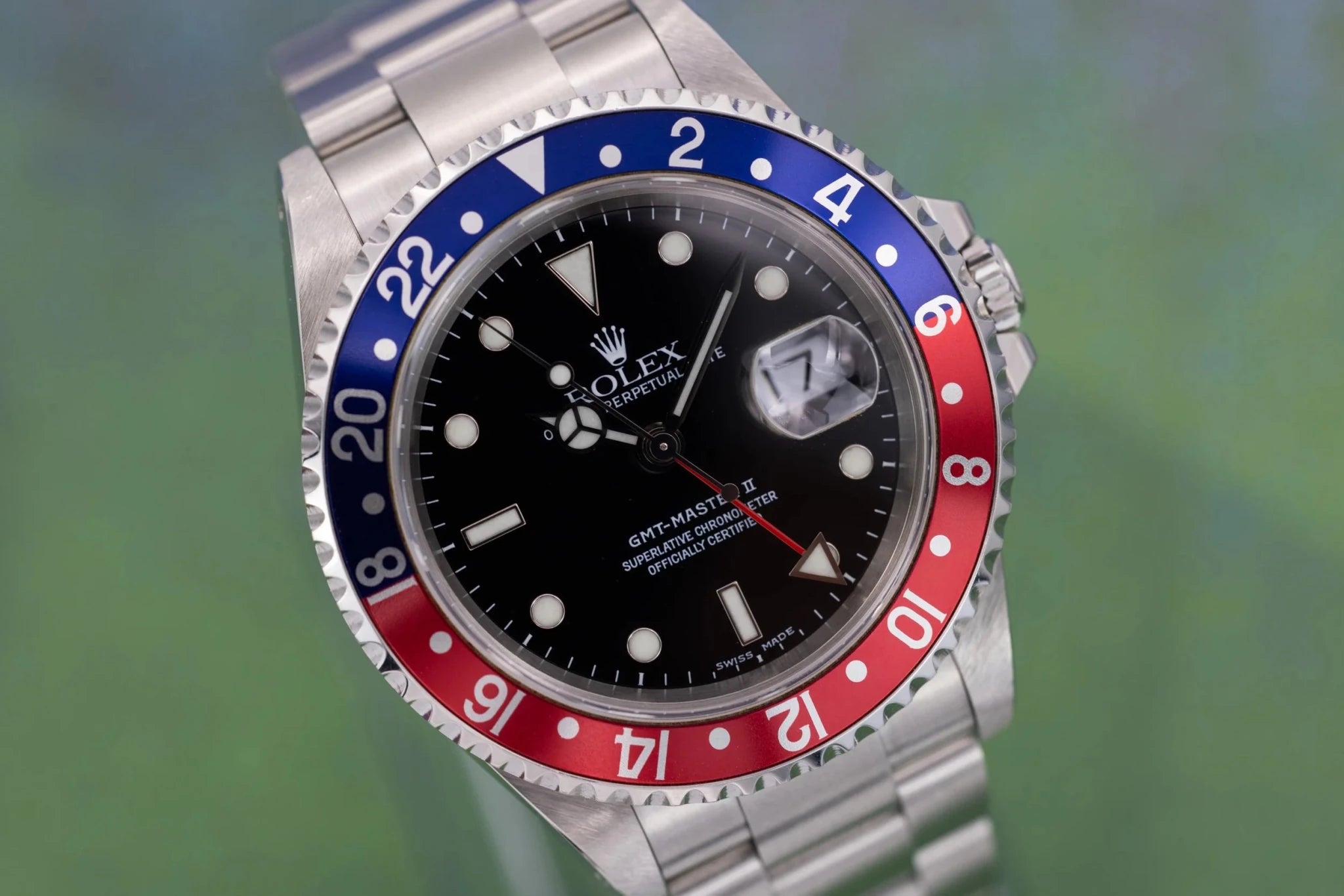 2000 Rolex GMT Master II Ref. 16710 Pepsi | Mint Condition - Sierra Time Co