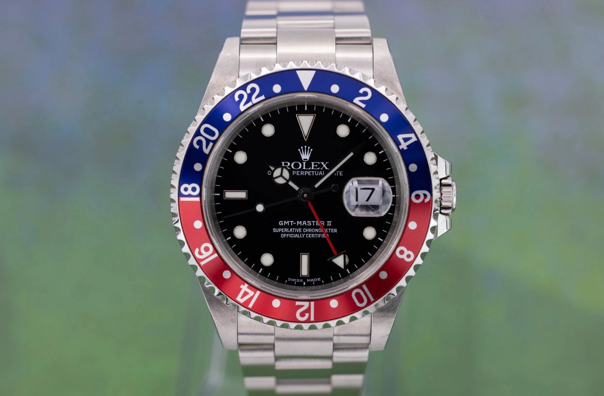 2000 Rolex GMT Master II Ref. 16710 Pepsi | Mint Condition - Sierra Time Co