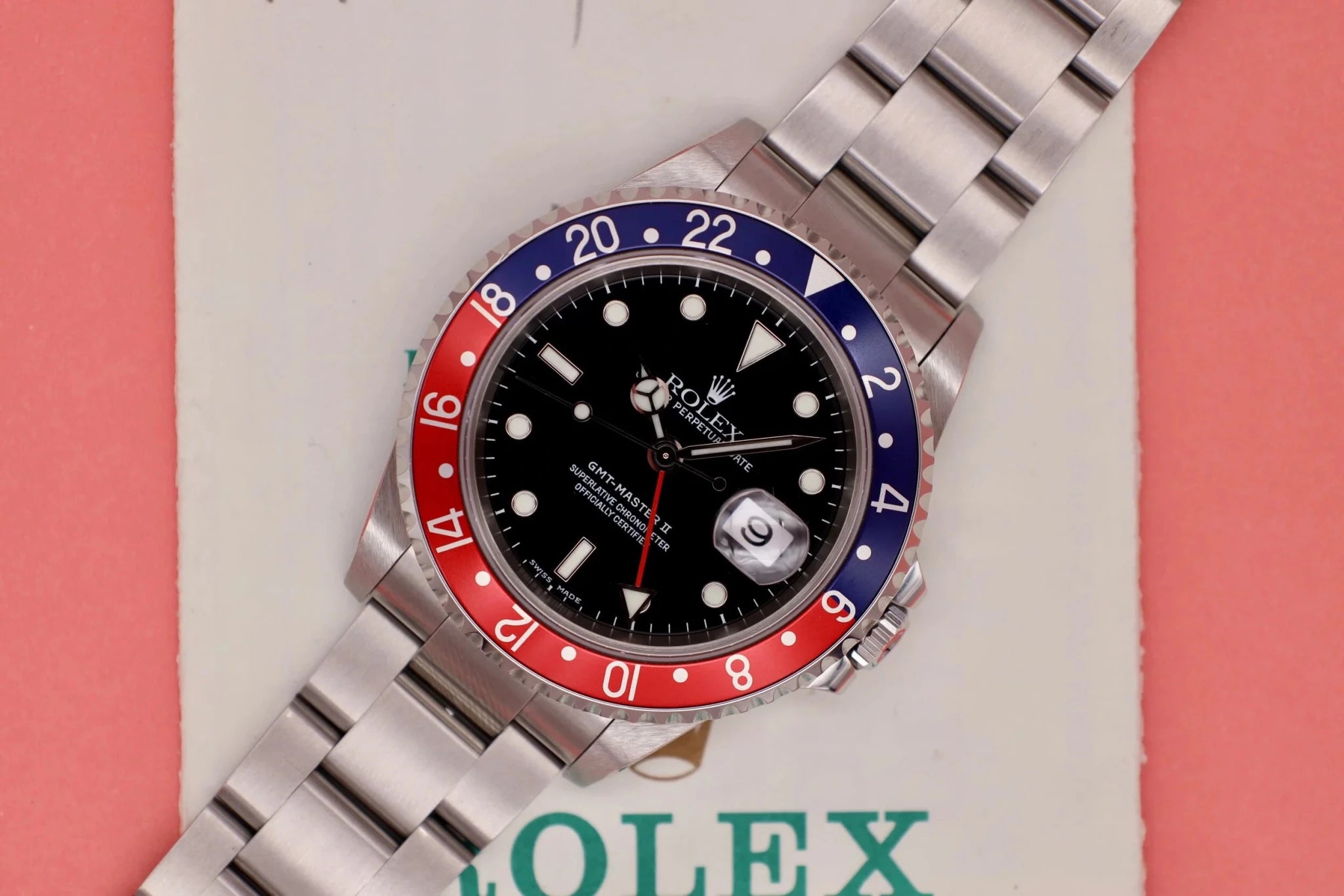 2000 Rolex GMT Master ll Ref. 16710 | Papers - Sierra Time Co