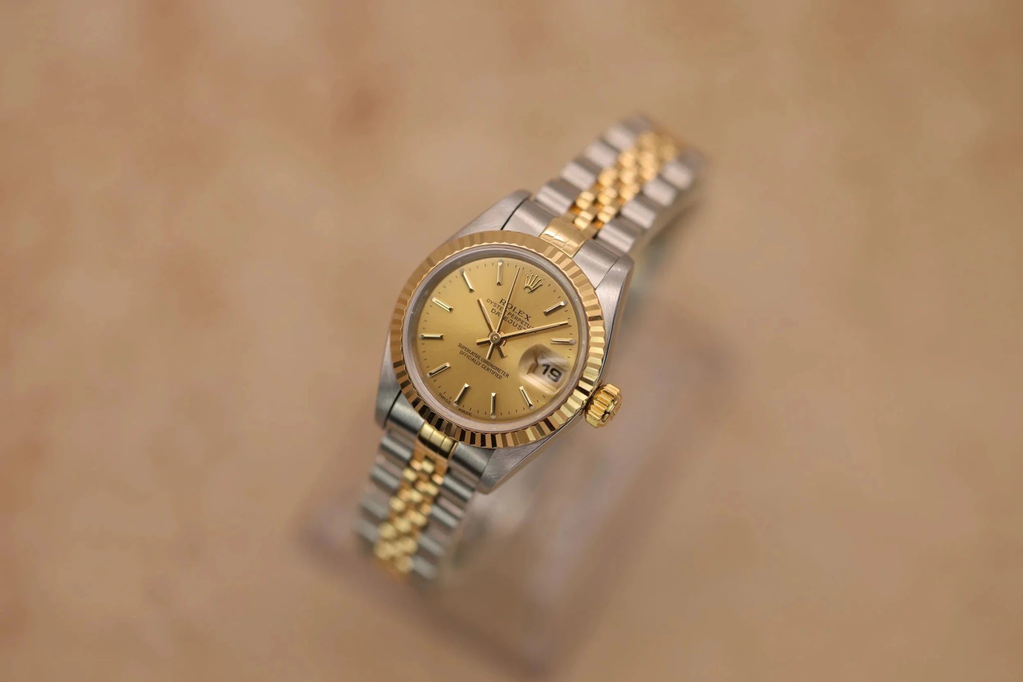2000 Rolex Ladies Datejust Ref. 69173 | Champagne Dial | Box and Papers - Sierra Time Co