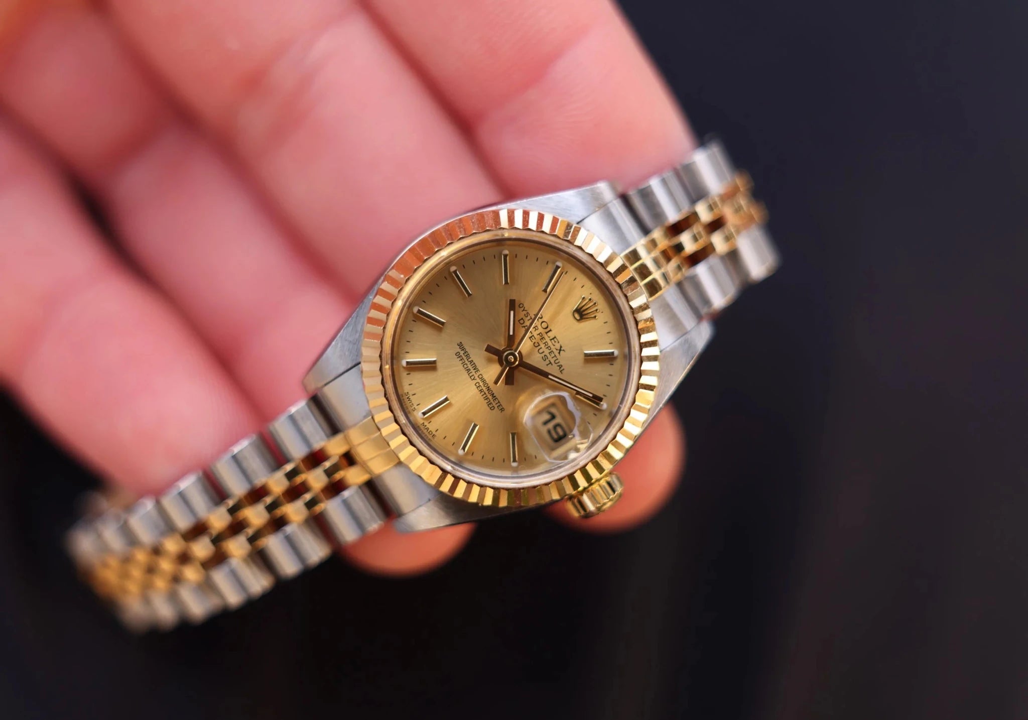 2000 Rolex Ladies Datejust Ref. 79173 | Champagne Dial - Sierra Time Co