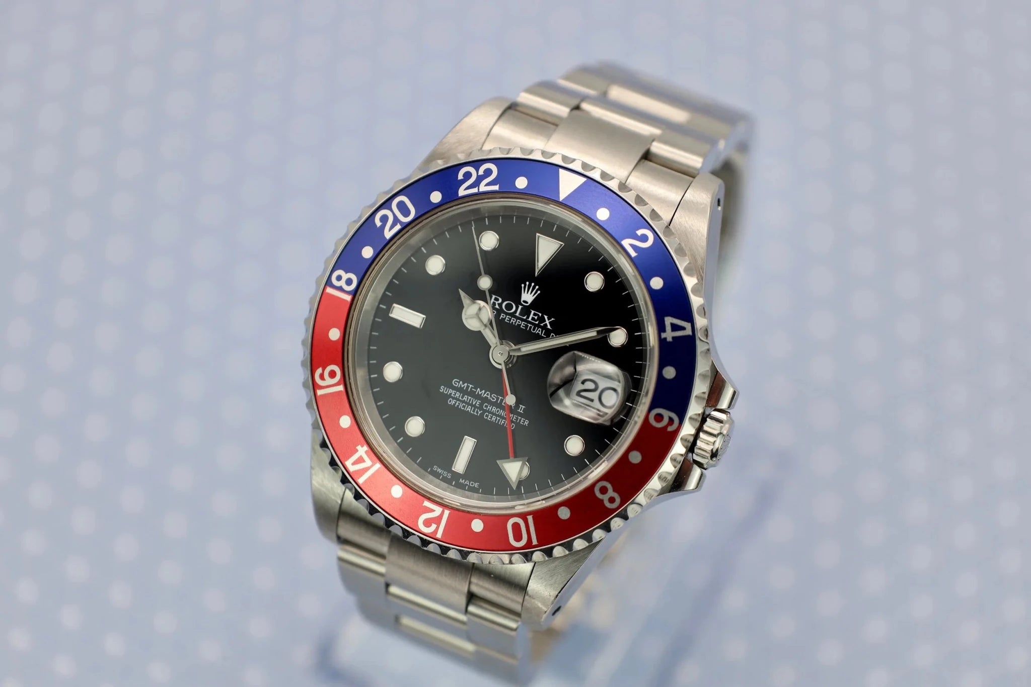 2000 Rolex Pepsi GMT Master ll Ref. 16710 | Papers - Sierra Time Co