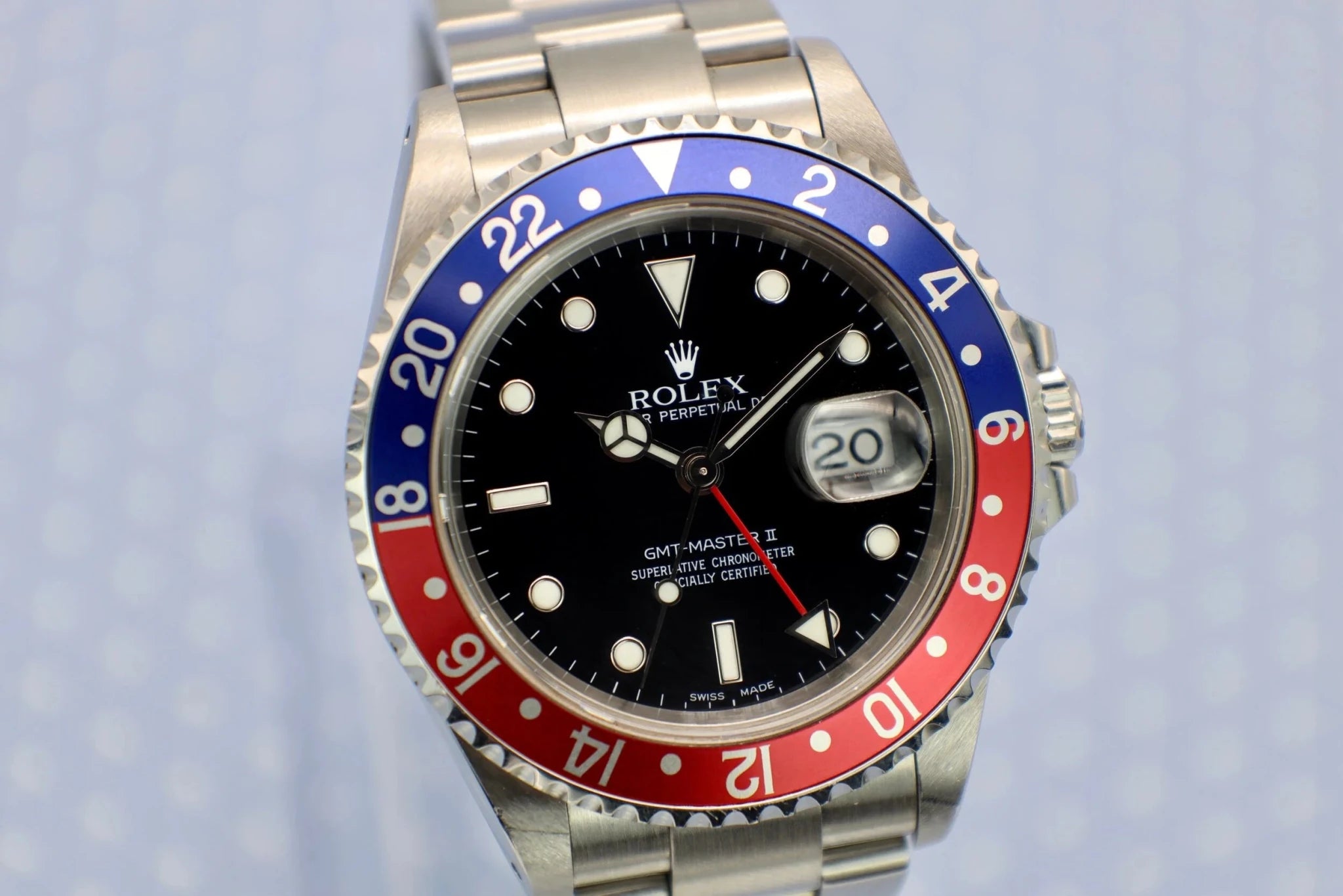 2000 Rolex Pepsi GMT Master ll Ref. 16710 | Papers - Sierra Time Co