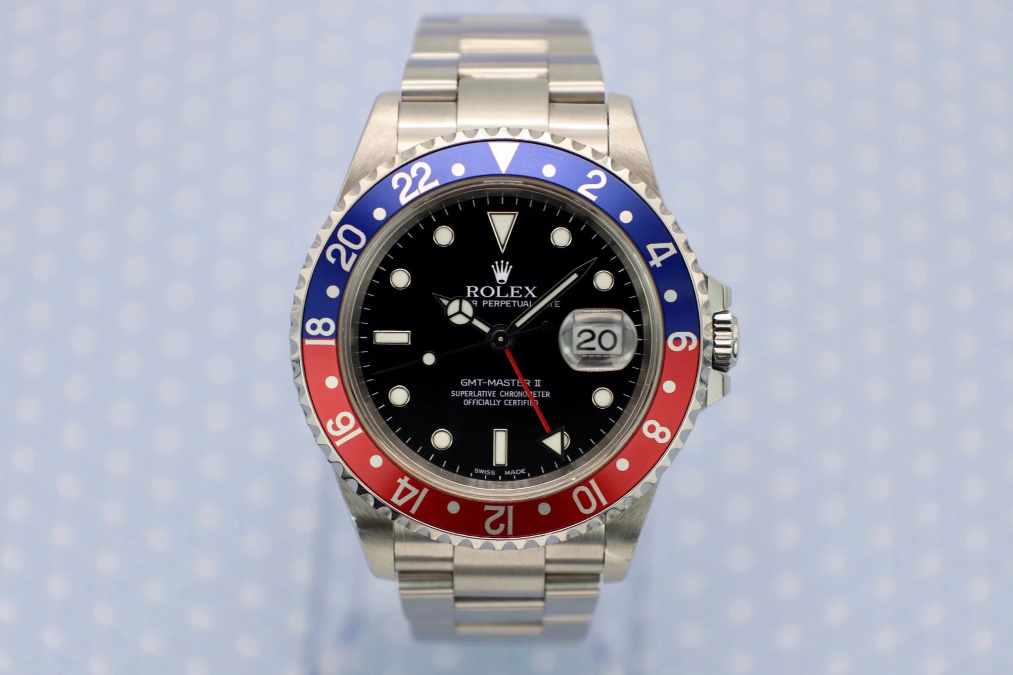 2000 Rolex Pepsi GMT Master ll Ref. 16710 | Papers - Sierra Time Co
