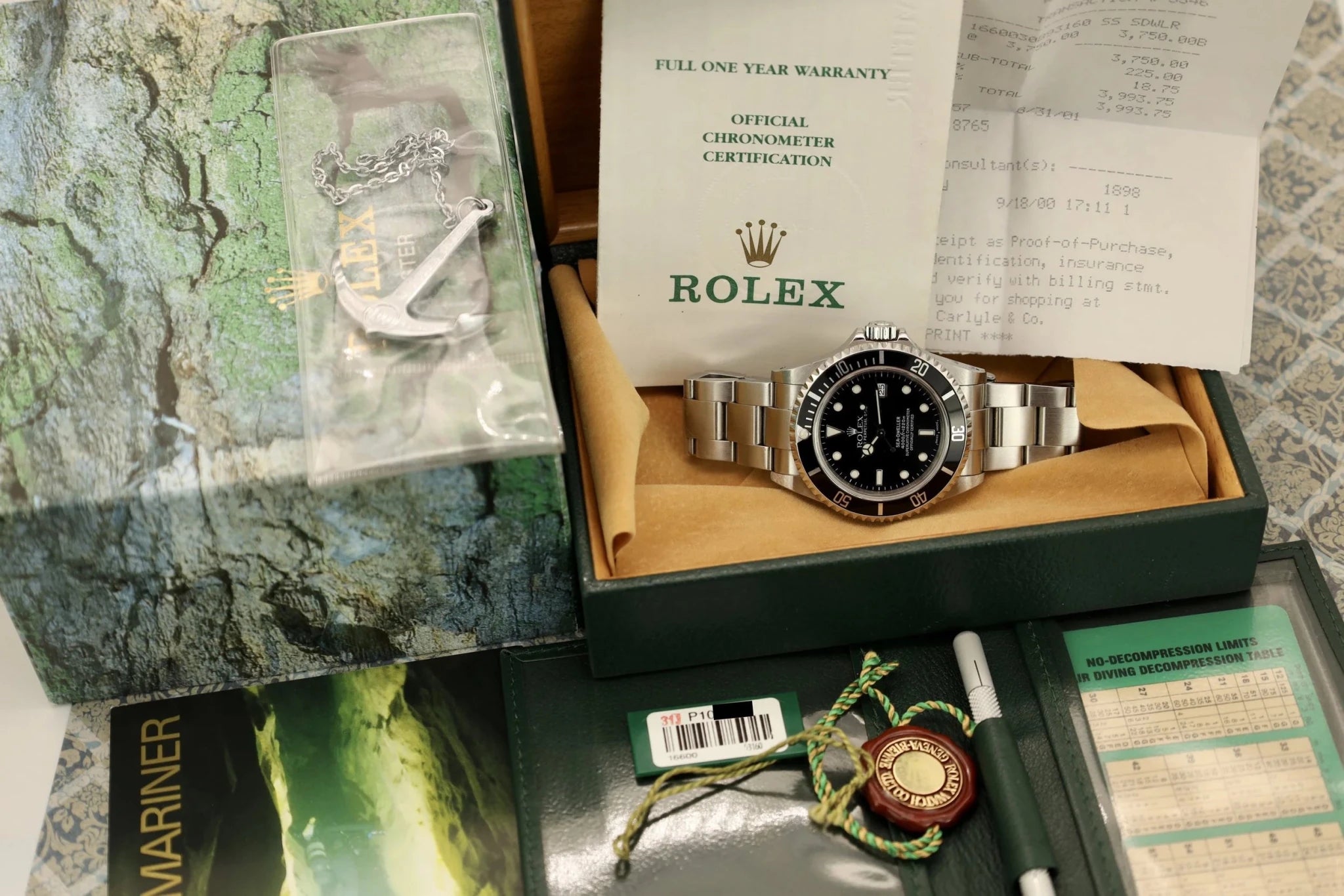 2000 Rolex Sea-Dweller Ref. 16600 | Box and Papers - Sierra Time Co