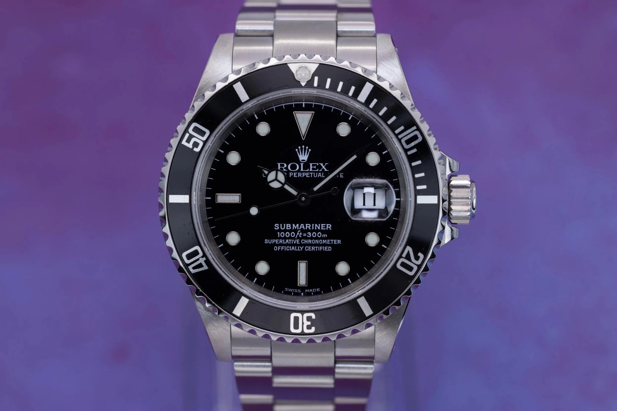 2000 Rolex Submariner Date Ref. 16610 | Box and Papers - Sierra Time Co