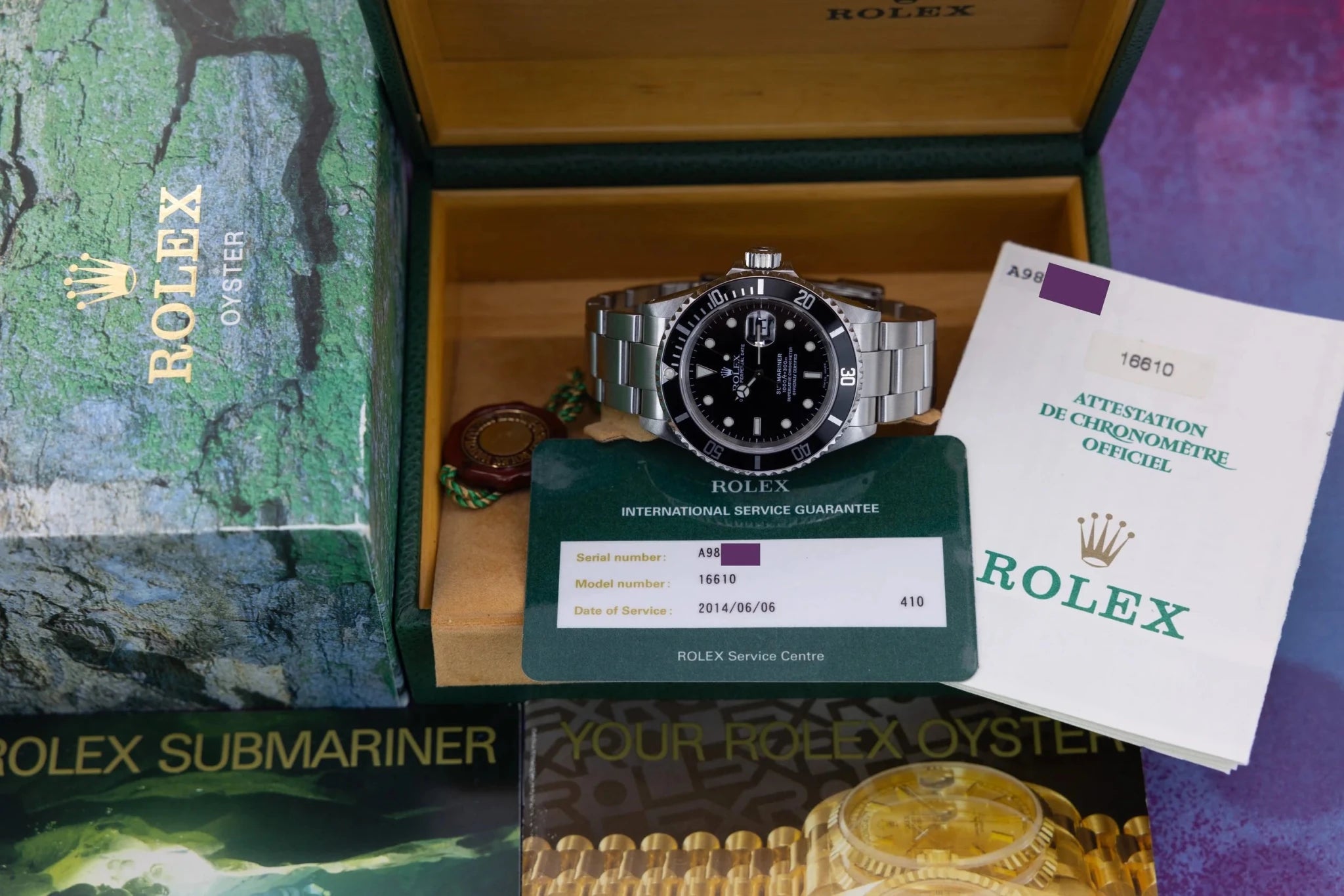 2000 Rolex Submariner Date Ref. 16610 | Box and Papers - Sierra Time Co