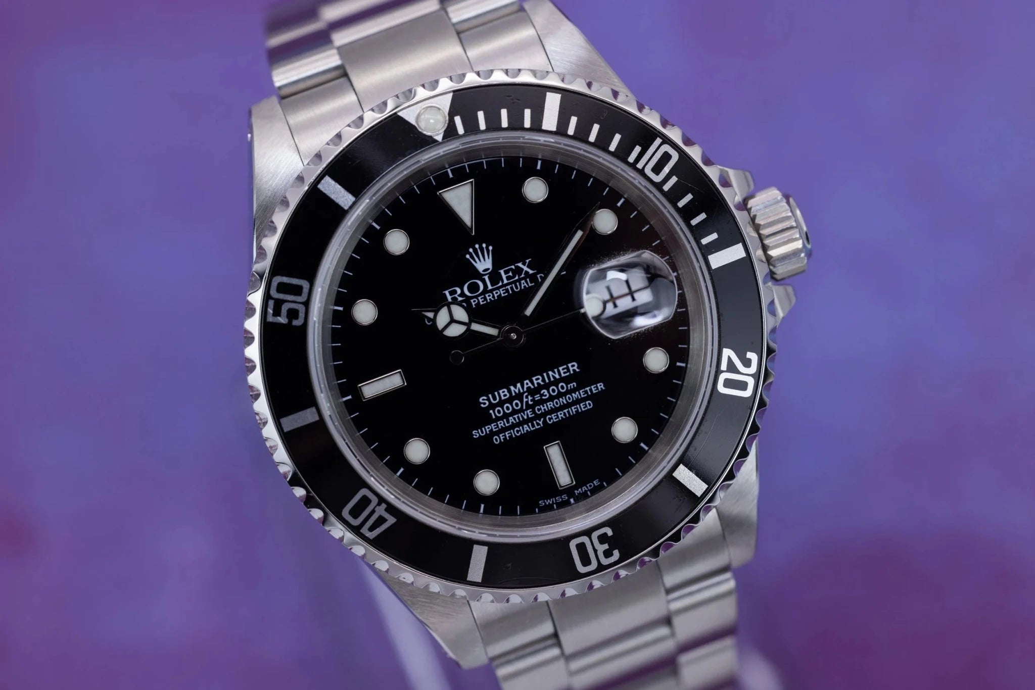 2000 Rolex Submariner Date Ref. 16610 | Box and Papers - Sierra Time Co