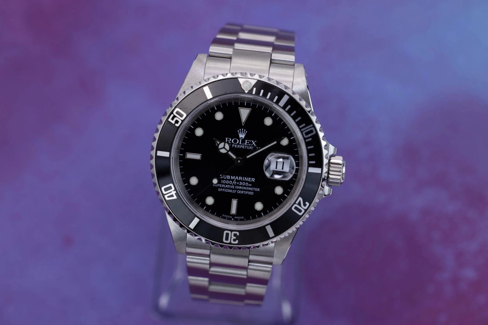 2000 Rolex Submariner Date Ref. 16610 | Box and Papers - Sierra Time Co