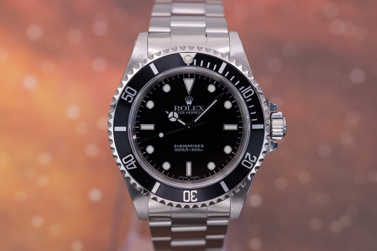 2000 Rolex Submariner Ref. 14060 | Box and Papers - Sierra Time Co