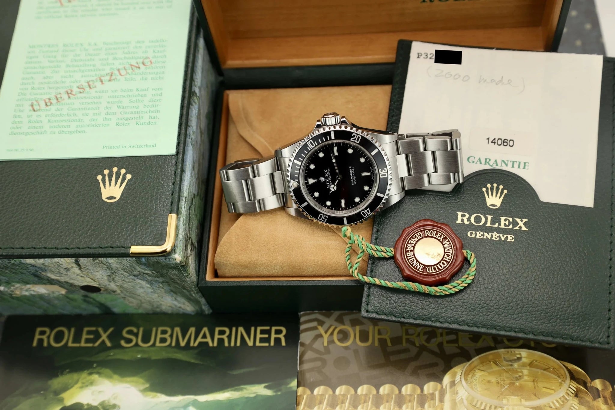 2000 Rolex Submariner Ref. 14060 | Box and Papers - Sierra Time Co