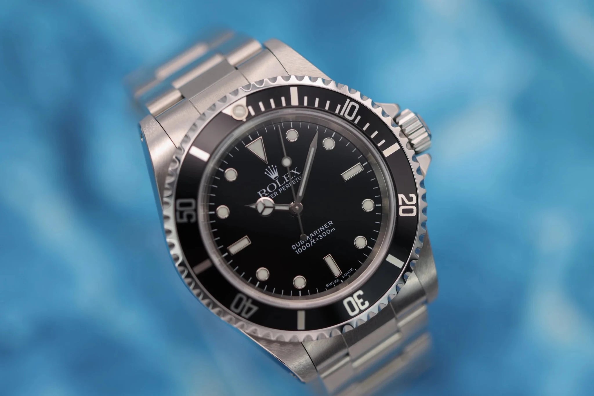 2000 Rolex Submariner Ref. 14060 | Two-Liner | Box and Papers - Sierra Time Co