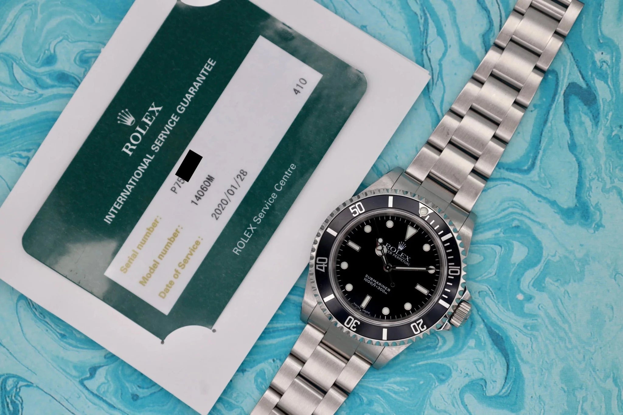 2000 Rolex Submariner Ref. 14060m | 2020 RSC Card - Sierra Time Co