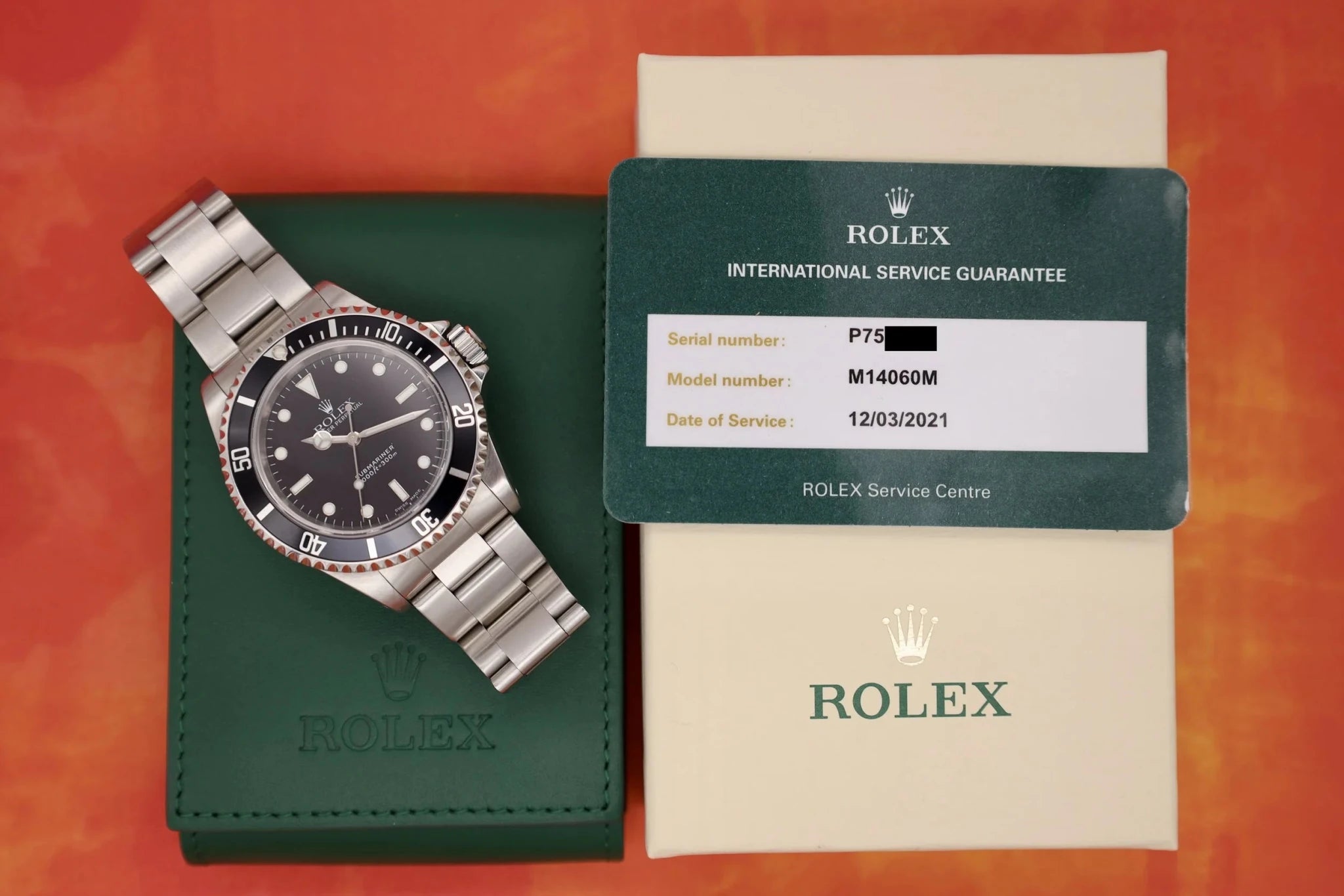 2000 Rolex Submariner Ref. 14060m | 2021 RSC Card - Sierra Time Co