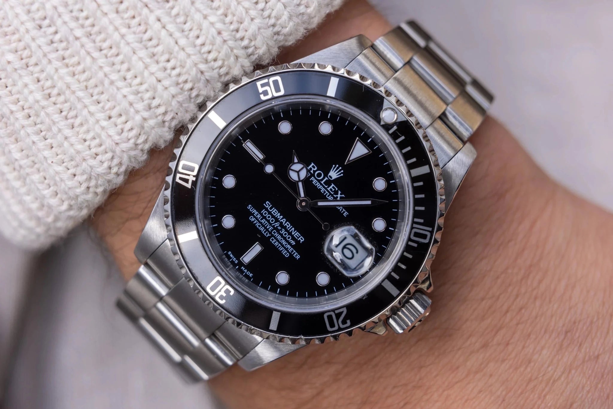 2000 Rolex Submariner Ref. 16610 | 2025 RSC Service Card - Sierra Time Co