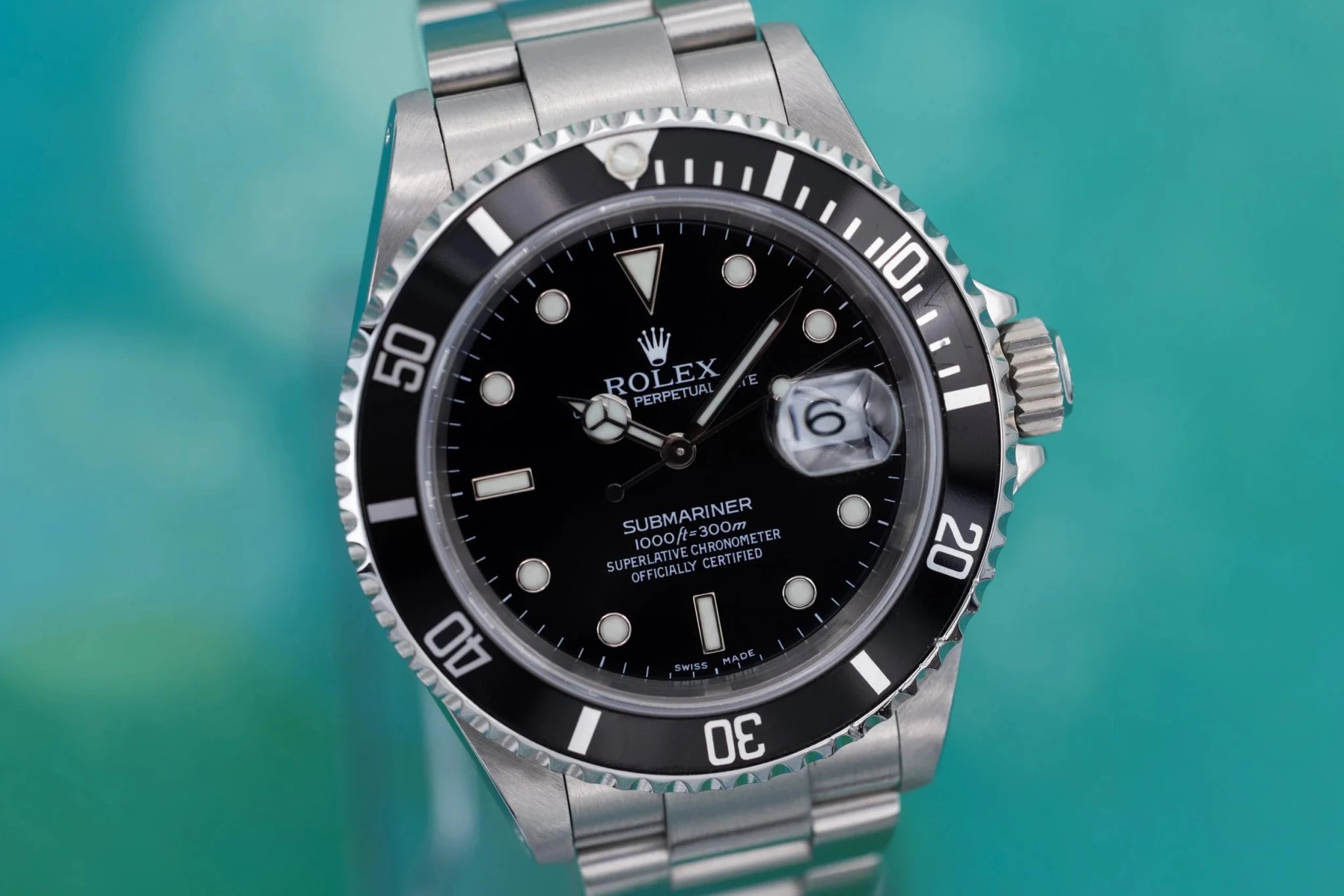2000 Rolex Submariner Ref. 16610 | 2025 RSC Service Card - Sierra Time Co