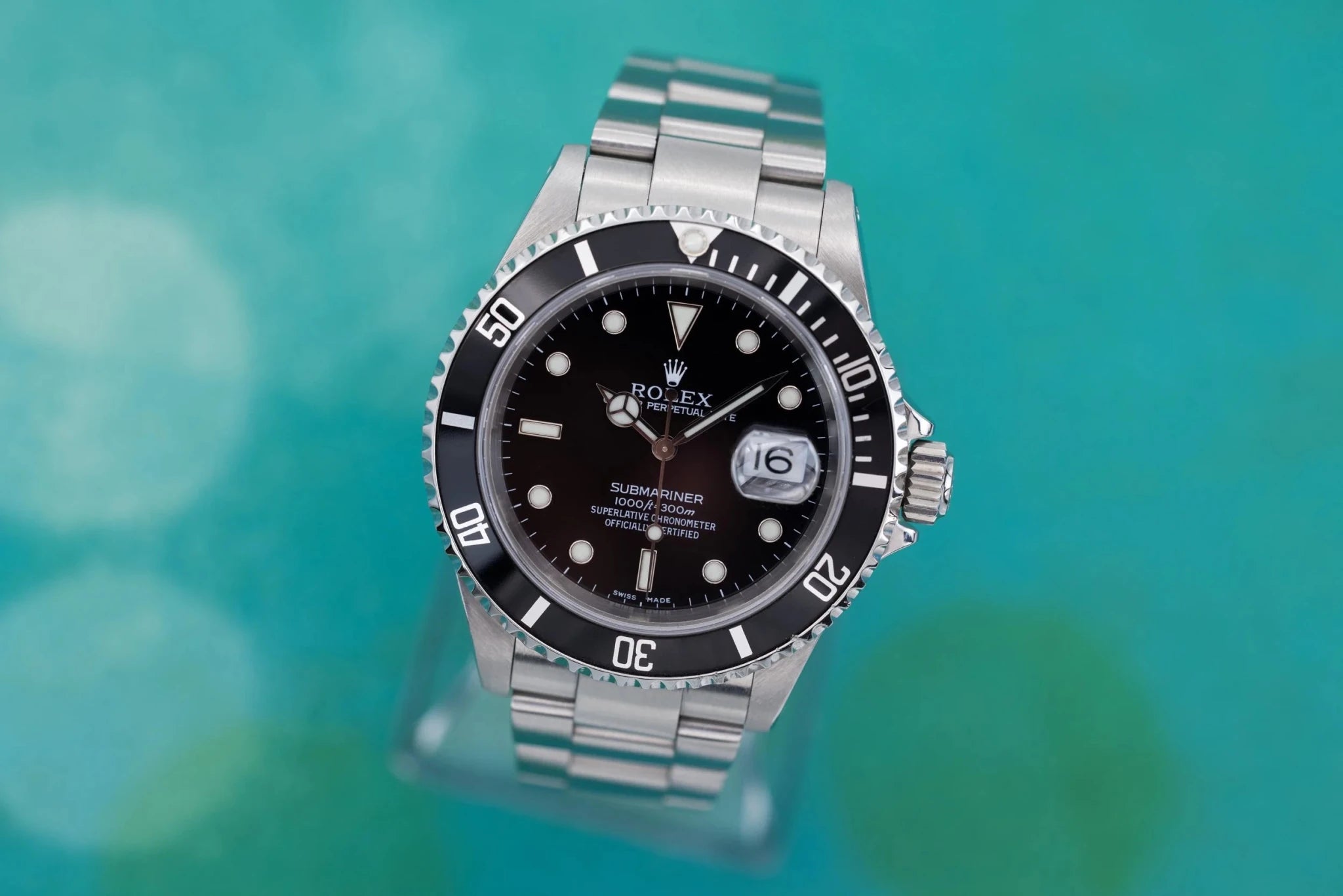 2000 Rolex Submariner Ref. 16610 | 2025 RSC Service Card - Sierra Time Co