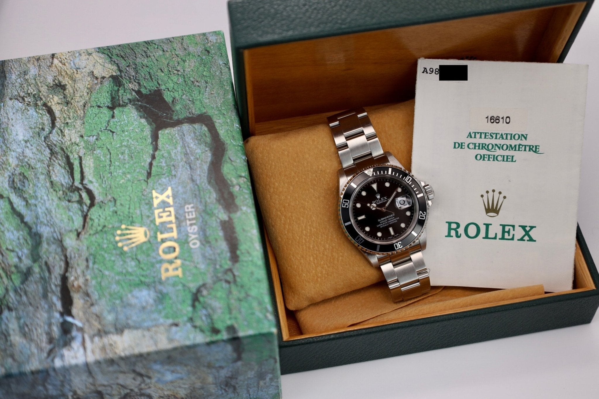 2000 Rolex Submariner Ref. 16610 | Box and Papers - Sierra Time Co