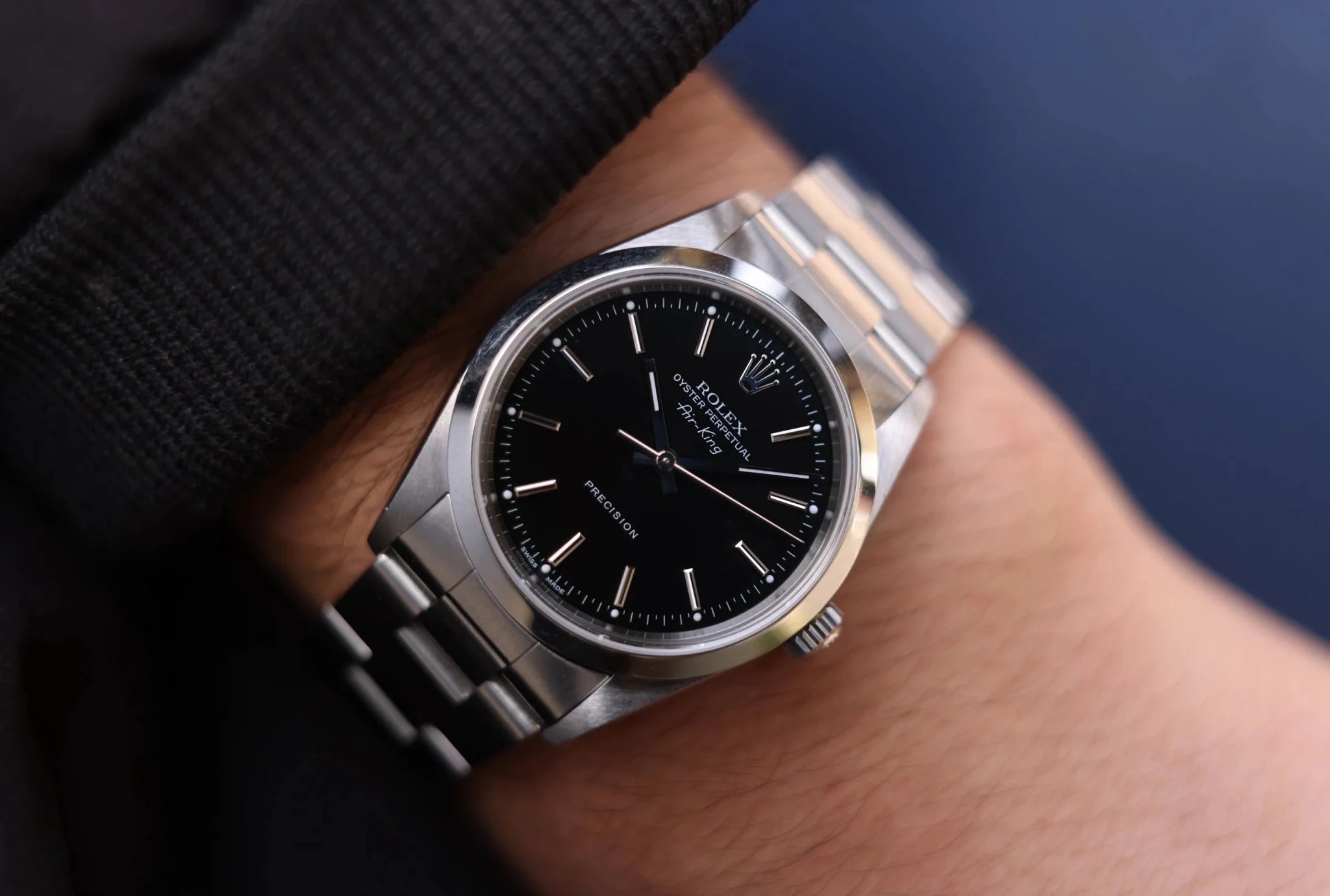 2001 Rolex Air-King Ref. 14000 | Black Dial - Sierra Time Co