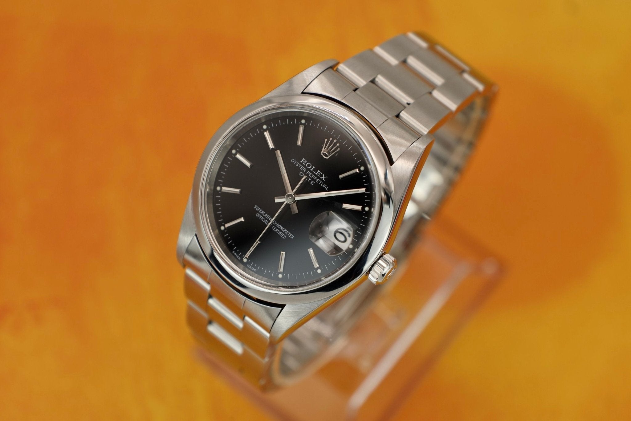 2001 Rolex Date Ref. 15200 | Black Dial - Sierra Time Co