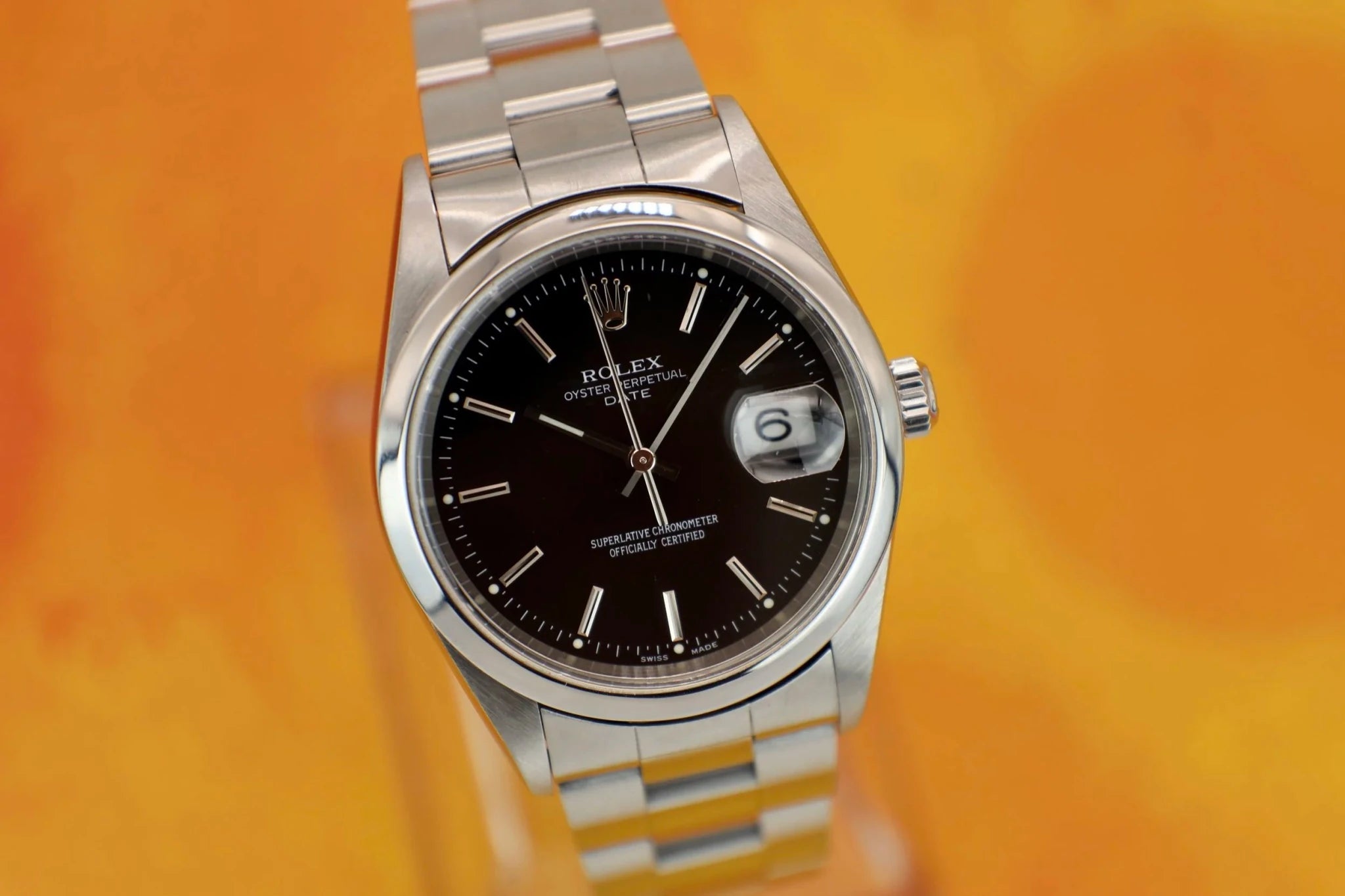 2001 Rolex Date Ref. 15200 | Black Dial - Sierra Time Co