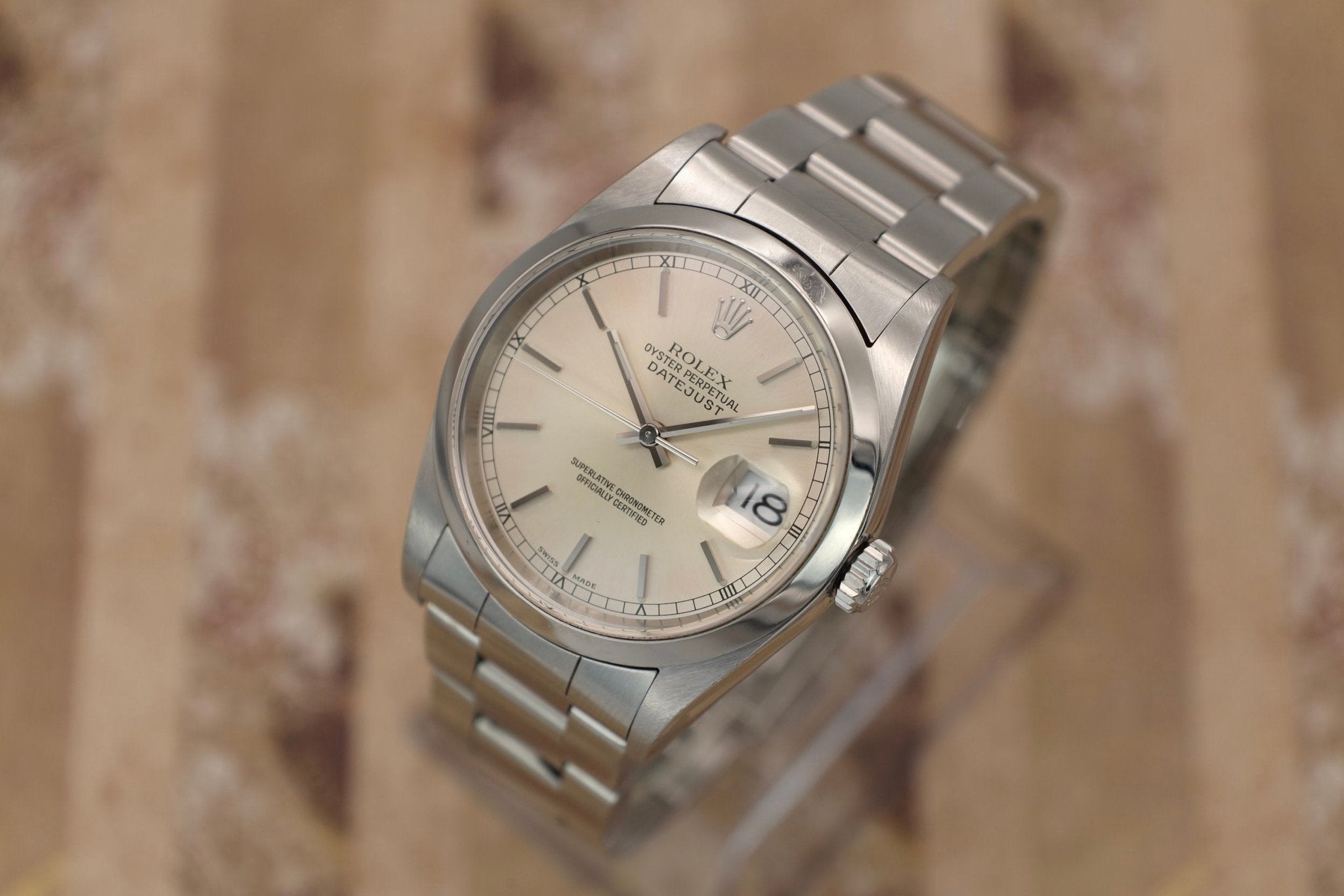2001 Rolex Datejust Ref. 16200 | Cream Dial - Sierra Time Co