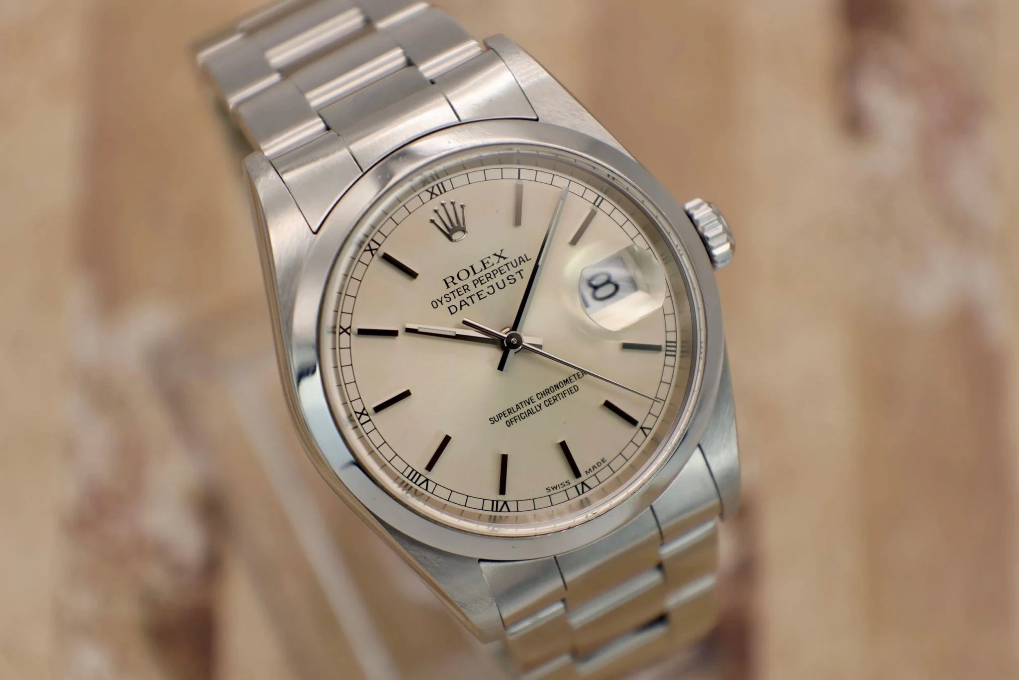 2001 Rolex Datejust Ref. 16200 | Cream Dial - Sierra Time Co