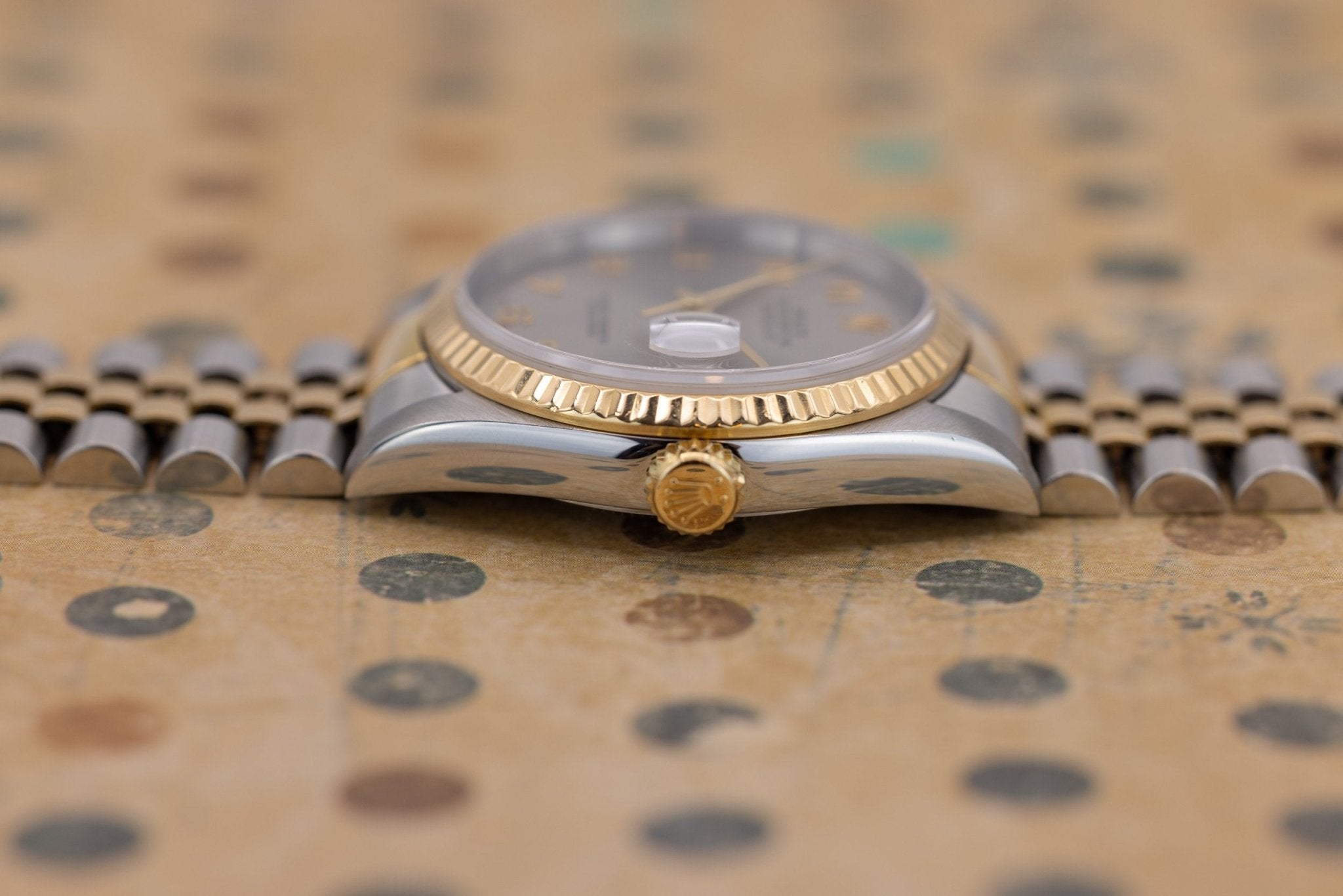 2001 Rolex Datejust Ref. 16233 | Grey Arabic Numeral Dial - Sierra Time Co
