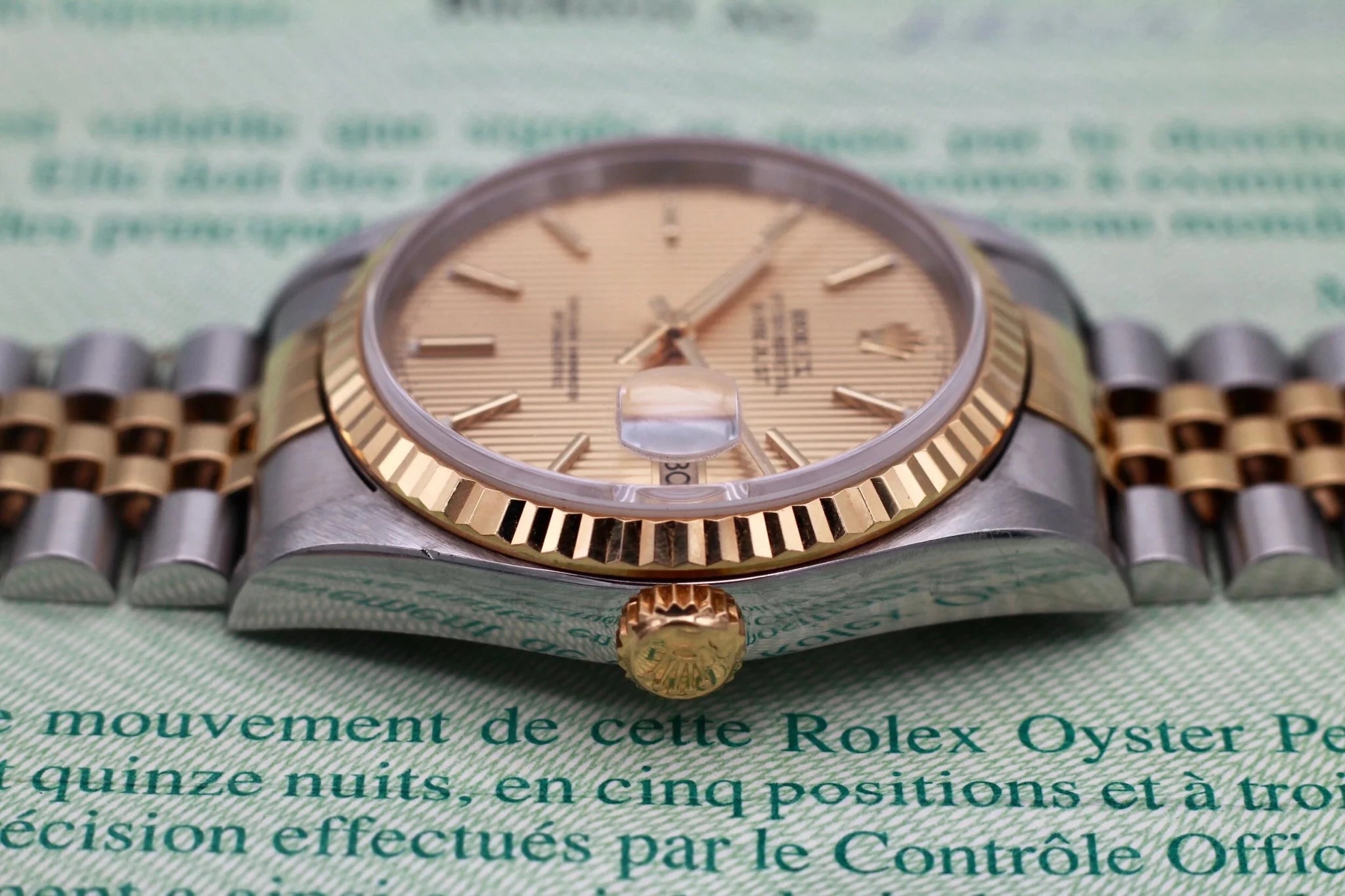 2001 Rolex Datejust Ref. 16233 Tapestry Dial | Box and Papers - Sierra Time Co