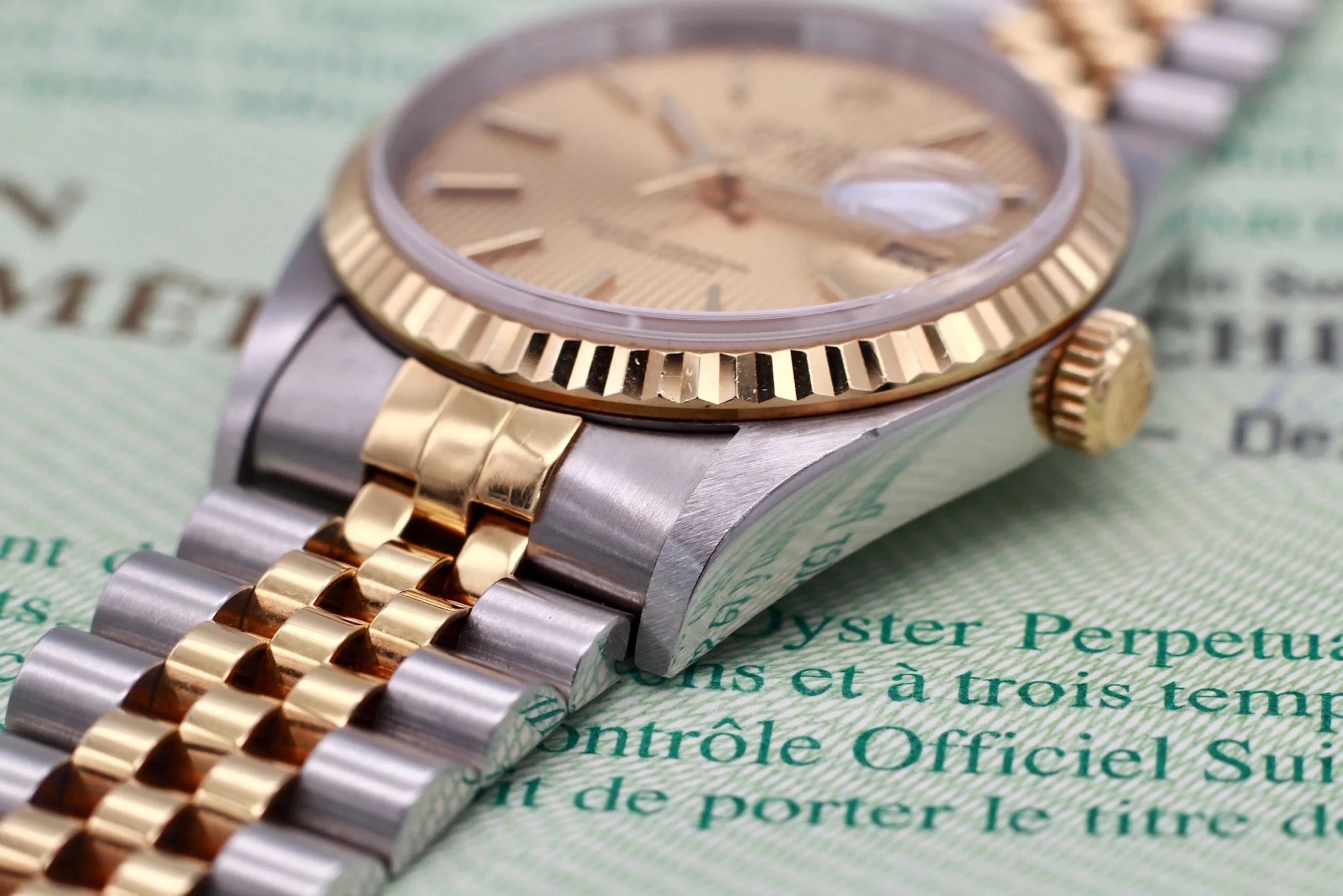 2001 Rolex Datejust Ref. 16233 Tapestry Dial | Box and Papers - Sierra Time Co