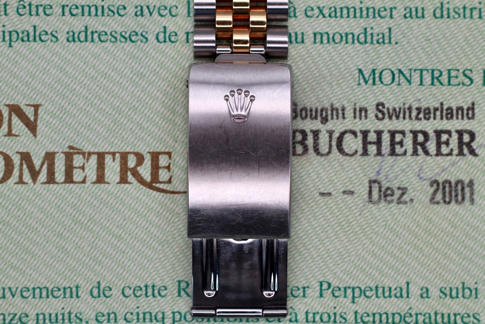 2001 Rolex Datejust Ref. 16233 Tapestry Dial | Box and Papers - Sierra Time Co