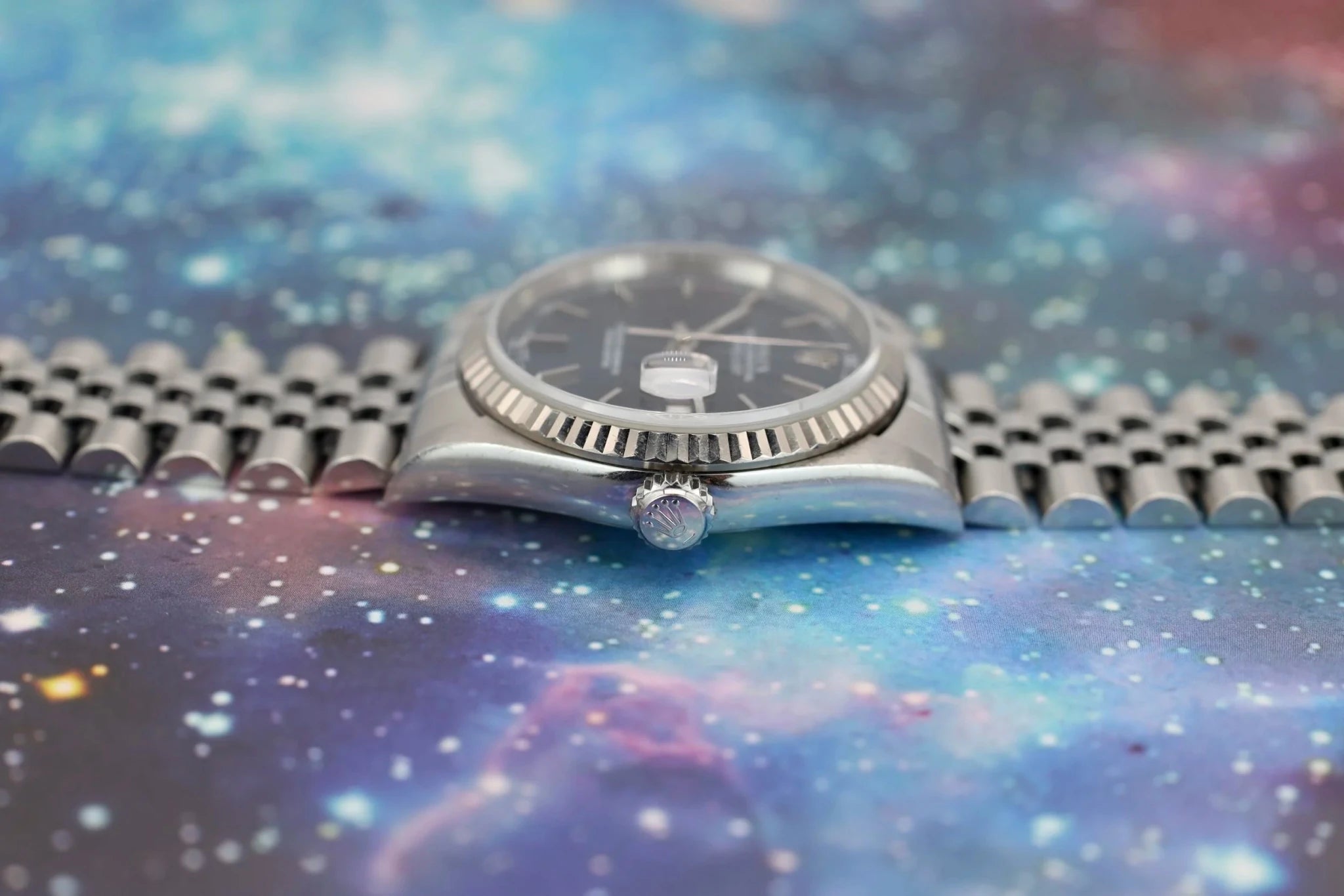 2001 Rolex Datejust Ref. 16234 | Blue Stick Dial - Sierra Time Co