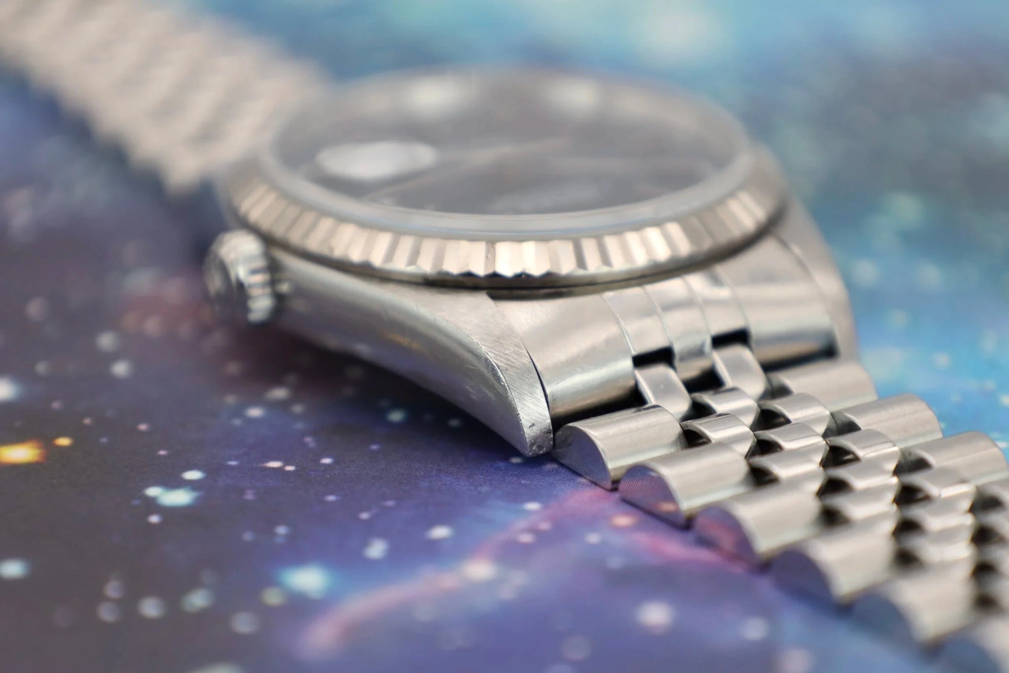 2001 Rolex Datejust Ref. 16234 | Blue Stick Dial - Sierra Time Co