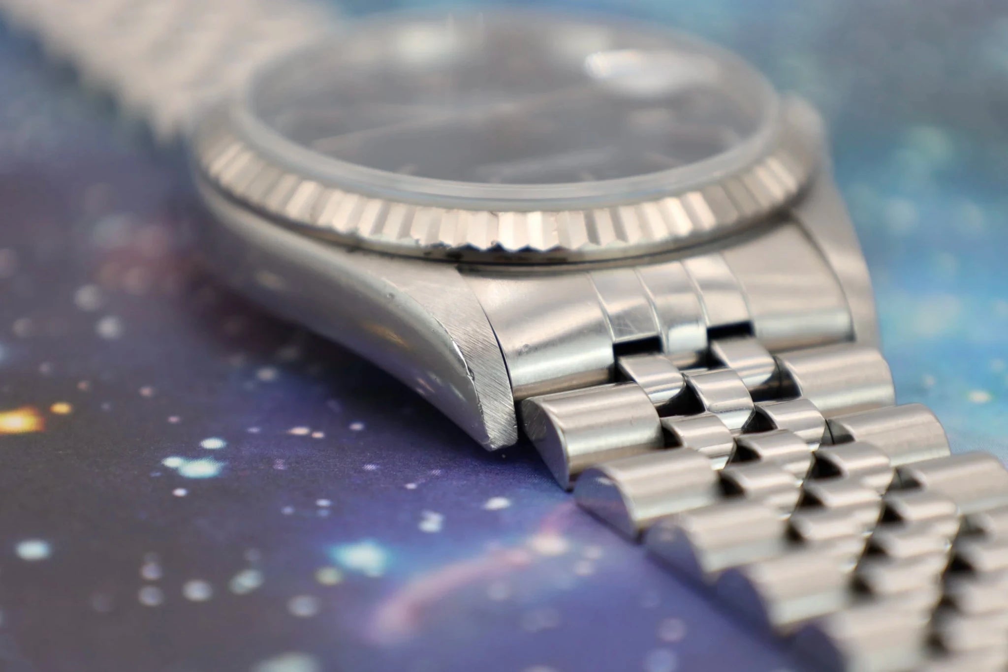 2001 Rolex Datejust Ref. 16234 | Blue Stick Dial - Sierra Time Co