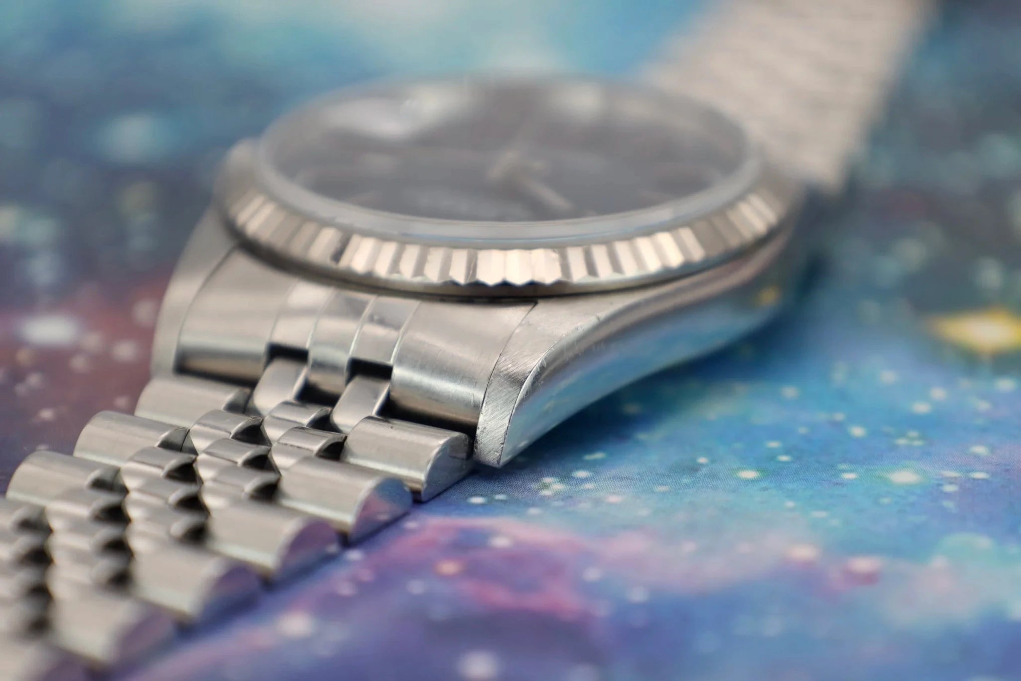 2001 Rolex Datejust Ref. 16234 | Blue Stick Dial - Sierra Time Co