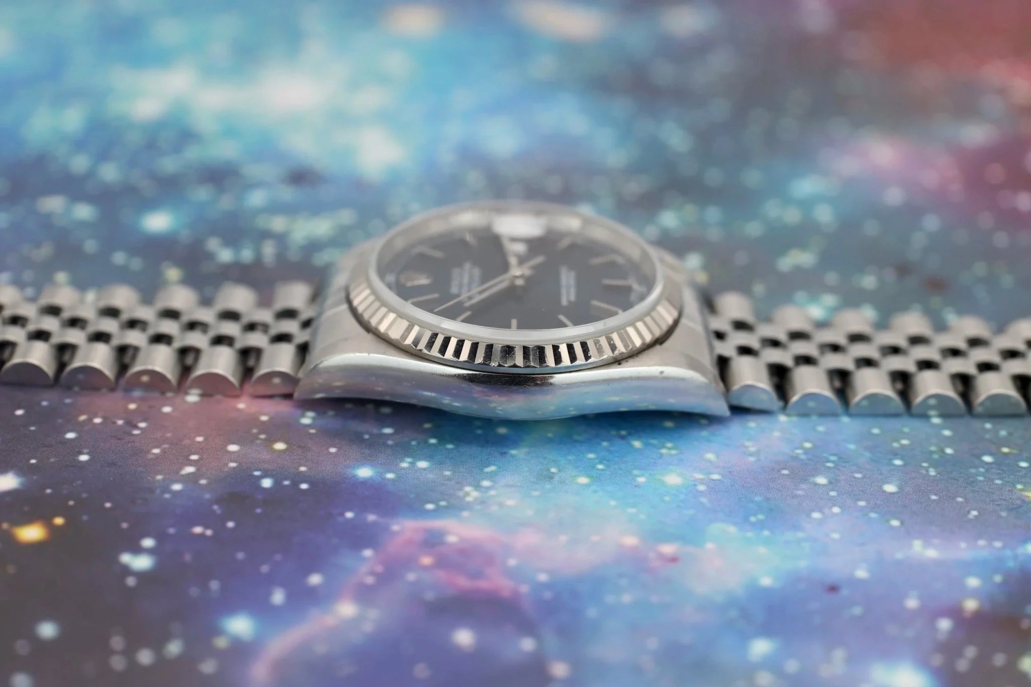 2001 Rolex Datejust Ref. 16234 | Blue Stick Dial - Sierra Time Co