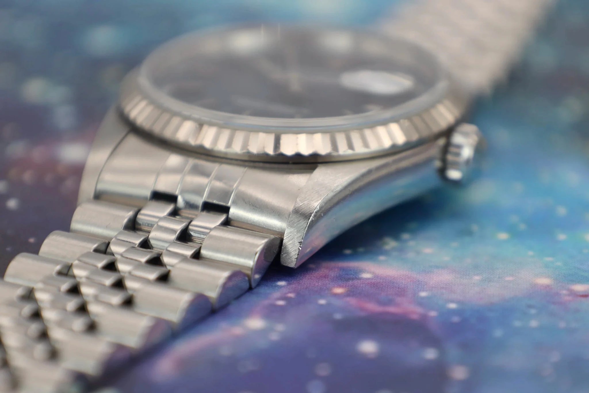 2001 Rolex Datejust Ref. 16234 | Blue Stick Dial - Sierra Time Co