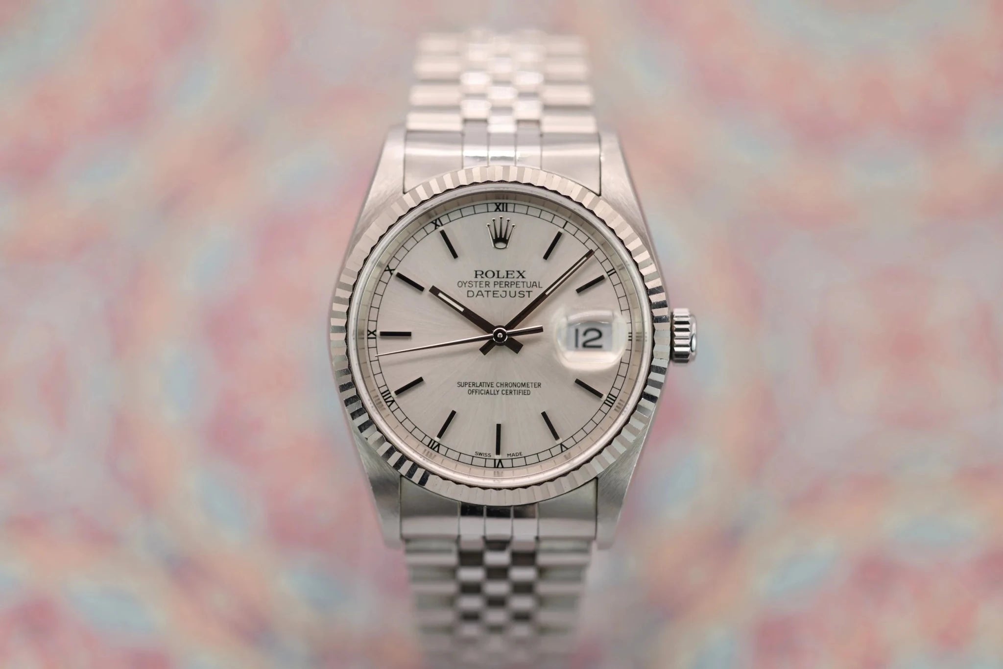 2001 Rolex Datejust Ref. 16234 | Silver Dial | Box and Papers - Sierra Time Co