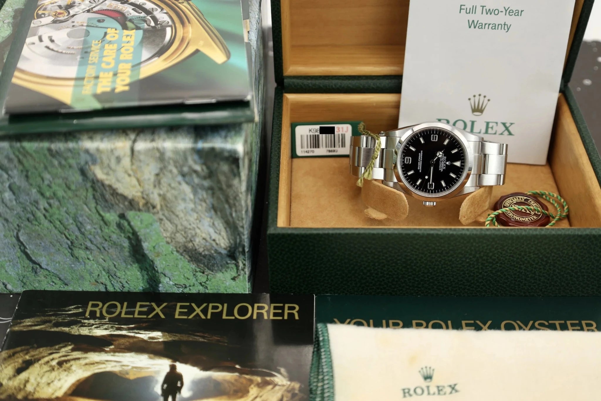 2001 Rolex Explorer I Ref. 114270 | Box and Papers - Sierra Time Co