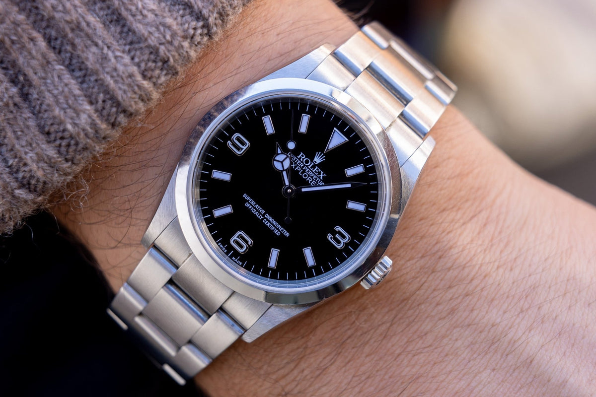 2001 Rolex Explorer I Ref. 114270 | Box and Papers - Sierra Time Co
