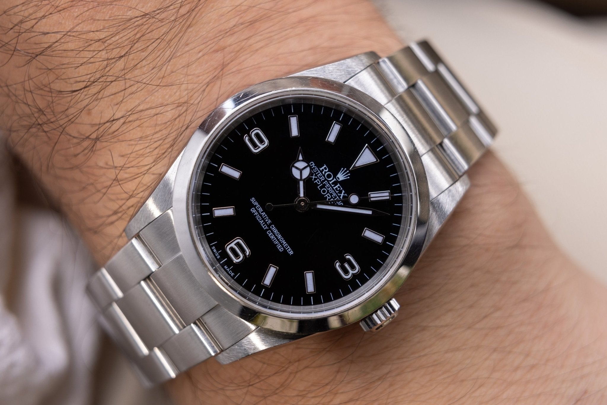 2001 Rolex Explorer I Ref. 114270 | Papers - Sierra Time Co