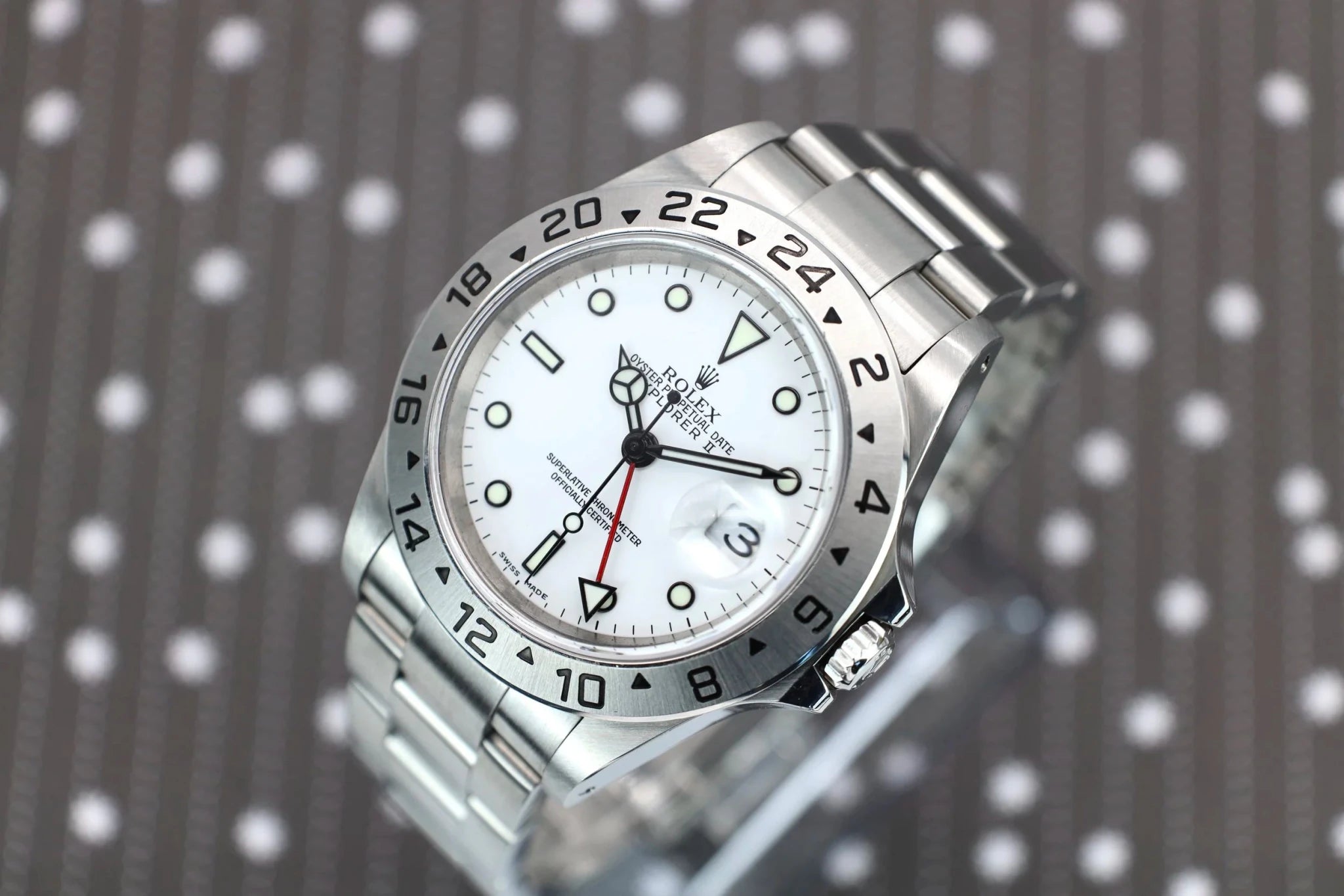 2001 Rolex Explorer II Ref. 16570 Polar | 2022 Service | Box and Papers - Sierra Time Co