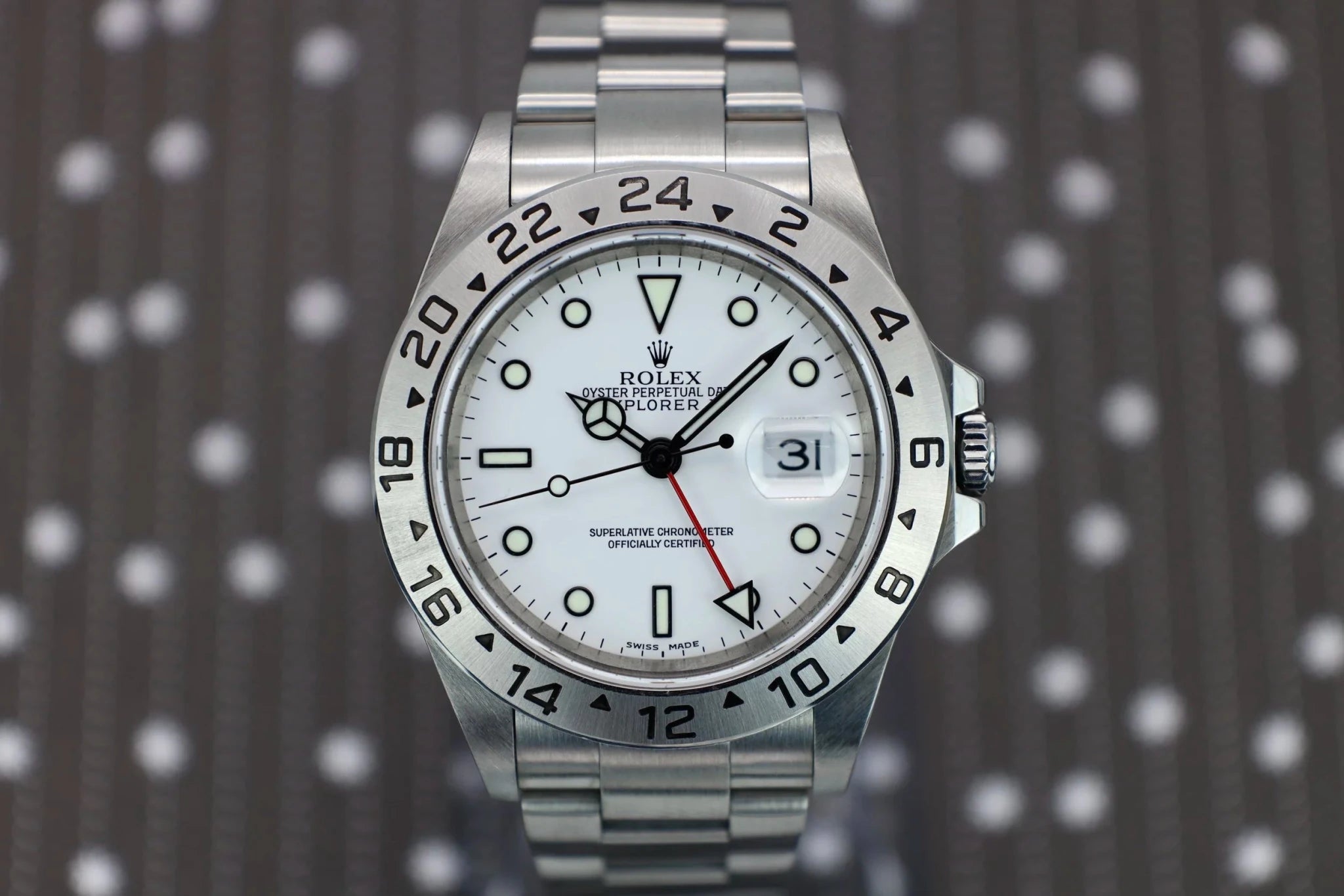 2001 Rolex Explorer II Ref. 16570 Polar | 2022 Service | Box and Papers - Sierra Time Co