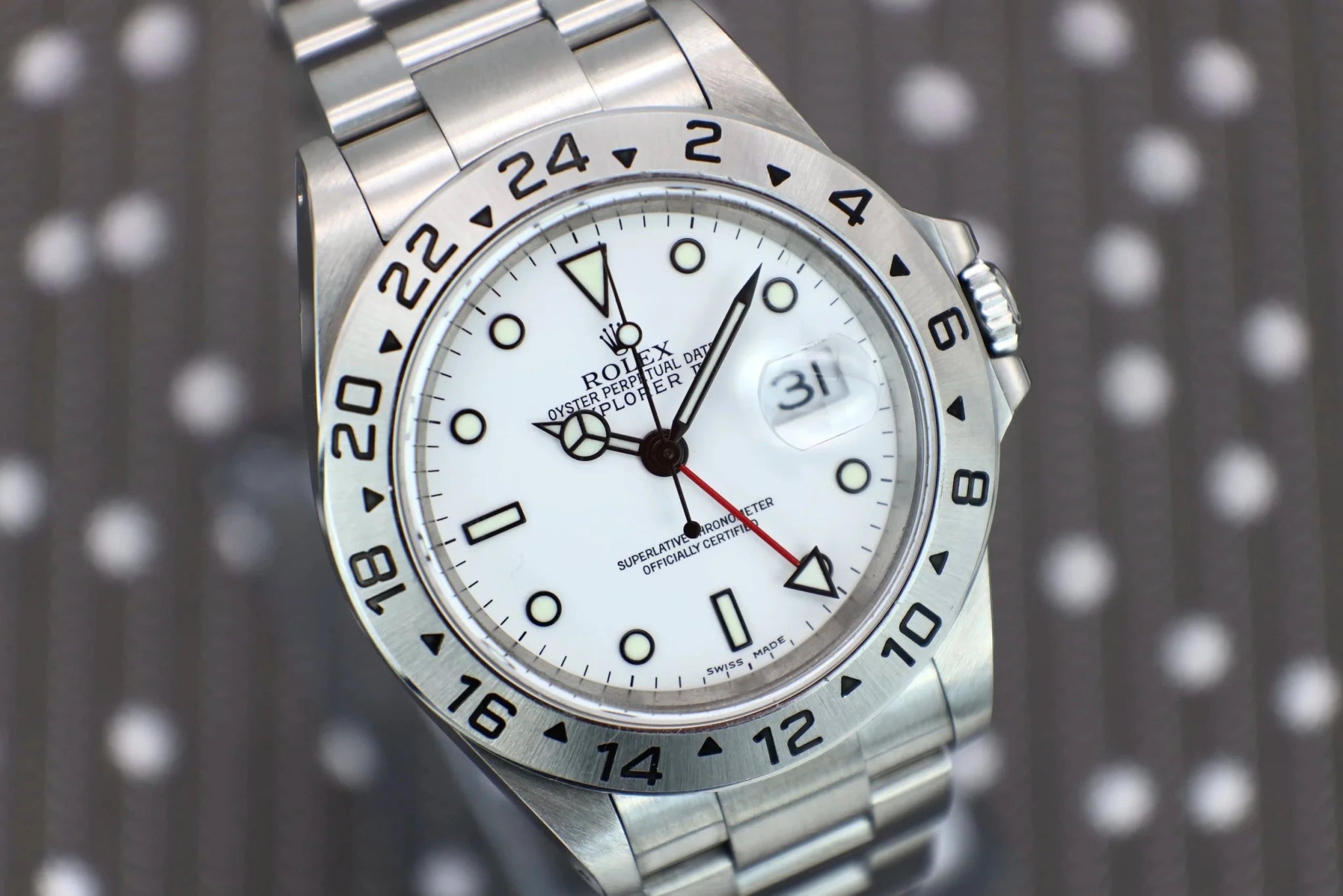 2001 Rolex Explorer II Ref. 16570 Polar | 2022 Service | Box and Papers - Sierra Time Co